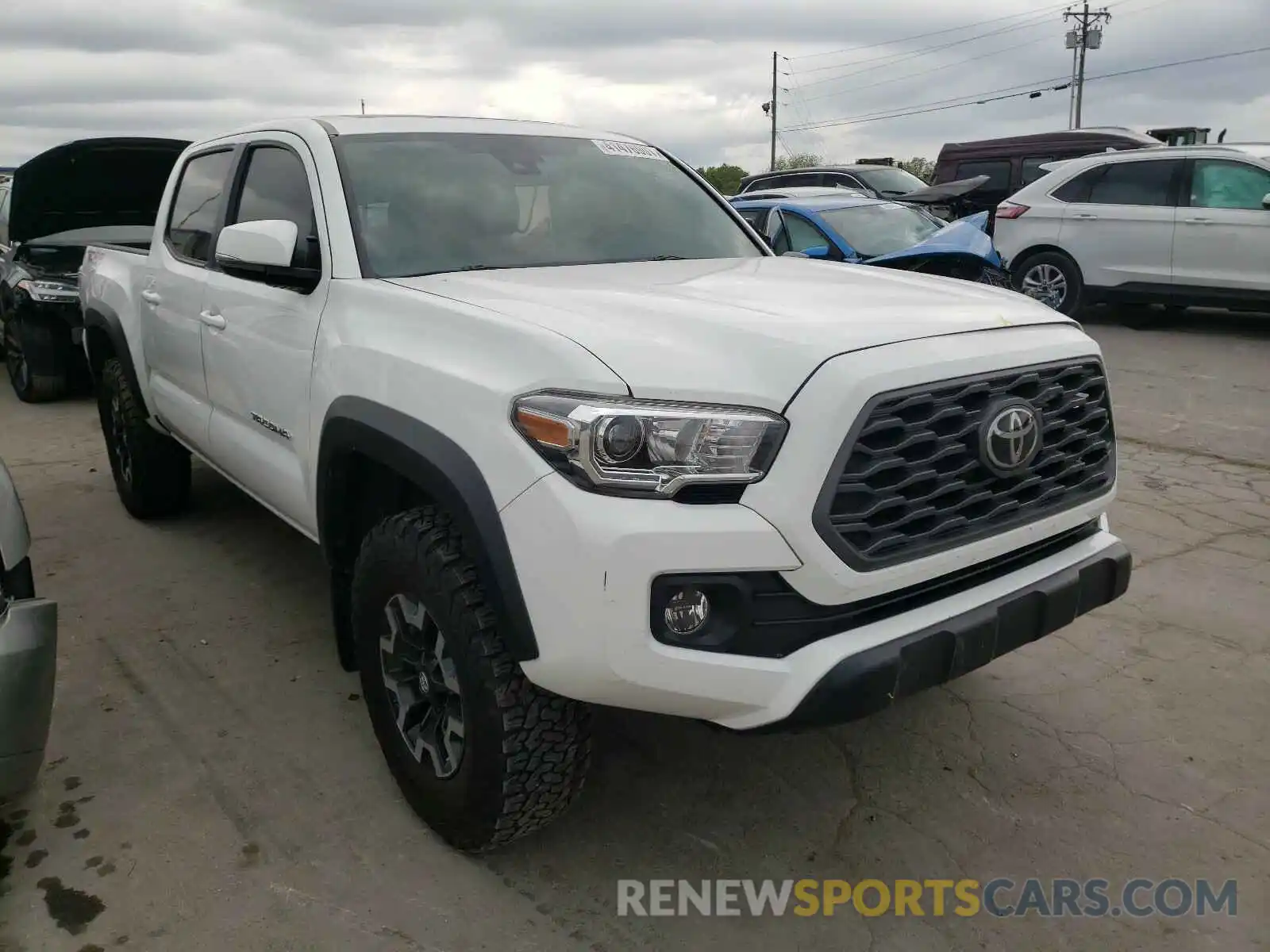 1 Photograph of a damaged car 3TMCZ5AN2LM301008 TOYOTA TACOMA 2020