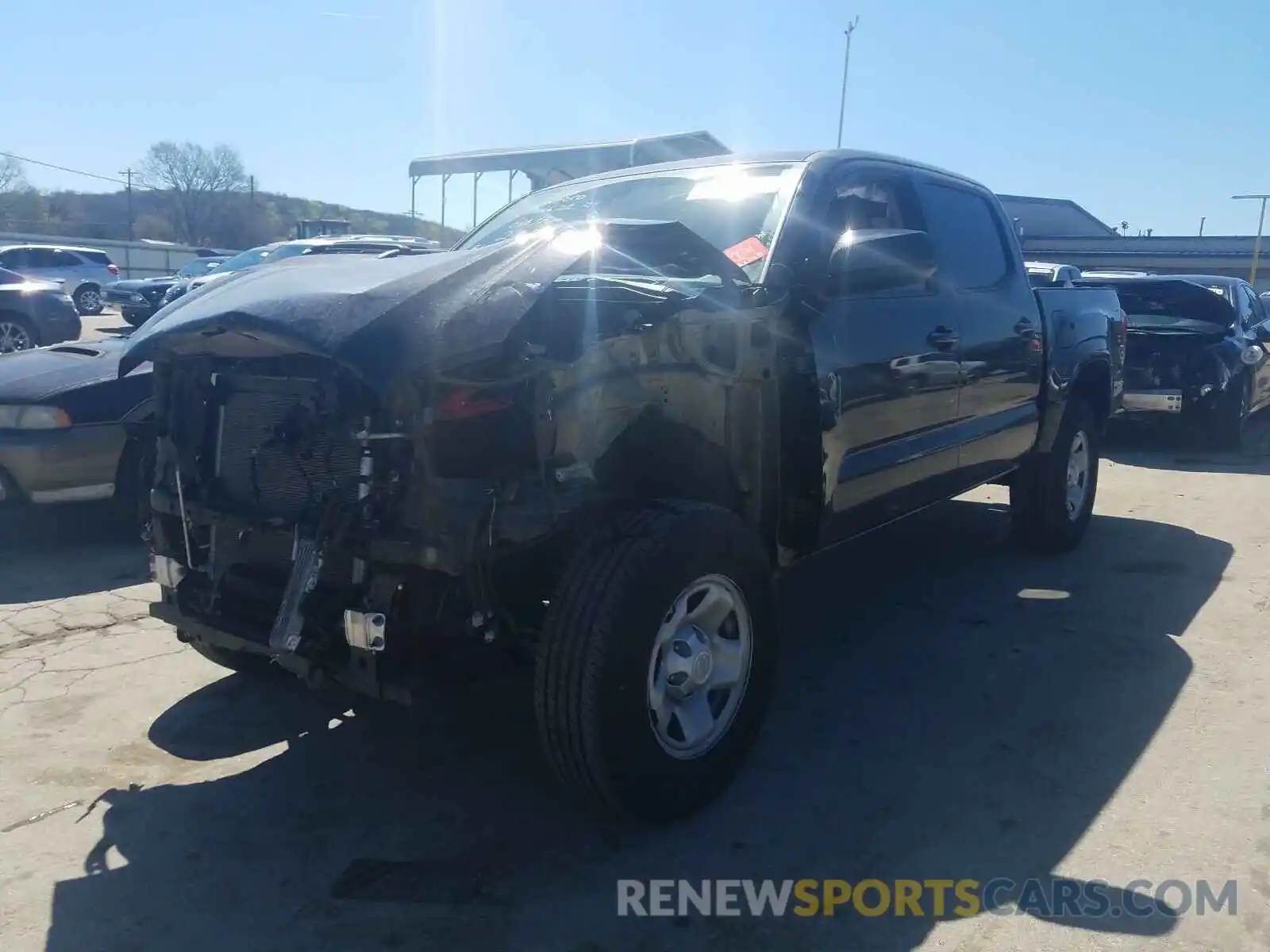 2 Photograph of a damaged car 3TMCZ5AN2LM302031 TOYOTA TACOMA 2020