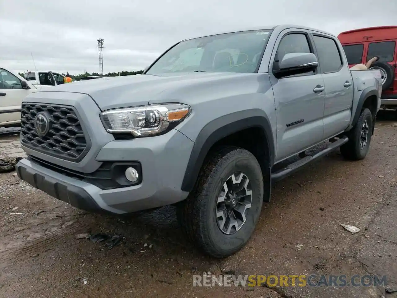 2 Photograph of a damaged car 3TMCZ5AN2LM302790 TOYOTA TACOMA 2020