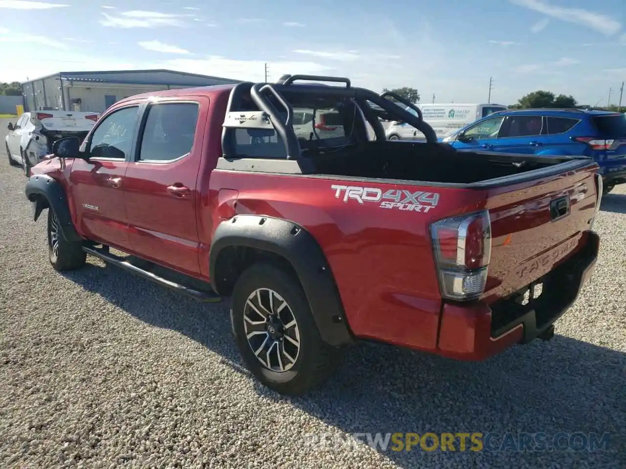 3 Photograph of a damaged car 3TMCZ5AN2LM303079 TOYOTA TACOMA 2020