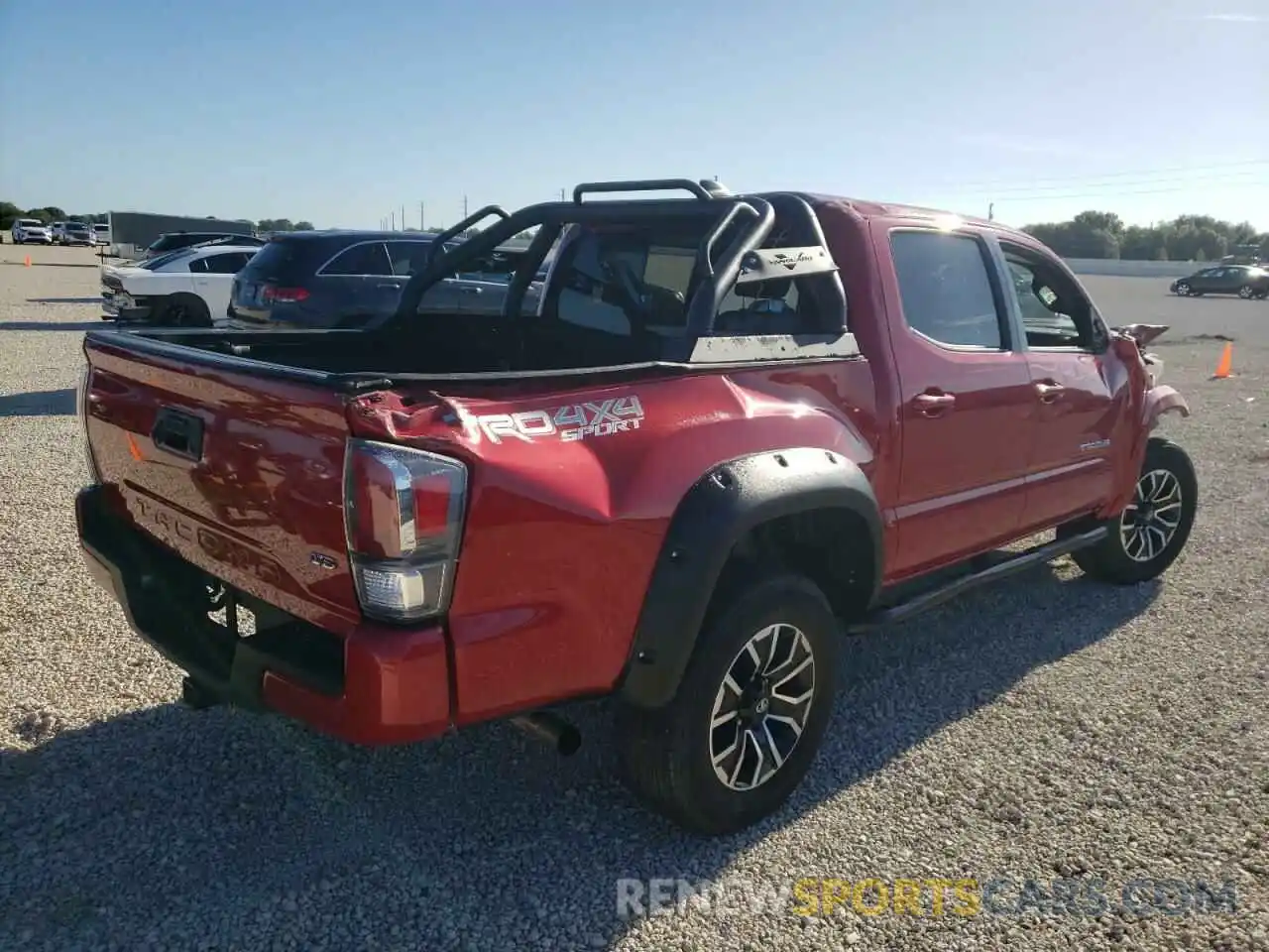 4 Photograph of a damaged car 3TMCZ5AN2LM303079 TOYOTA TACOMA 2020