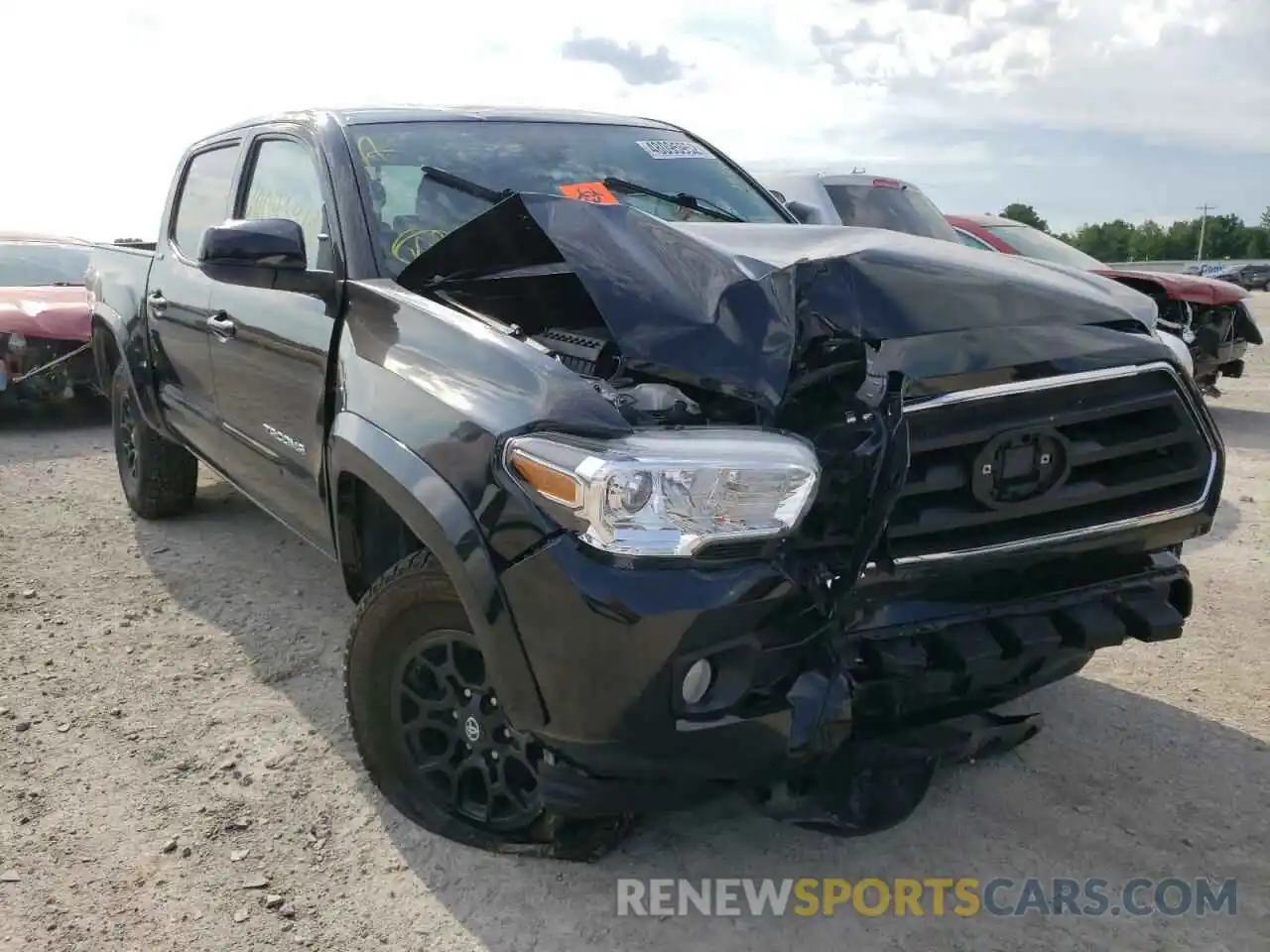 1 Photograph of a damaged car 3TMCZ5AN2LM306712 TOYOTA TACOMA 2020