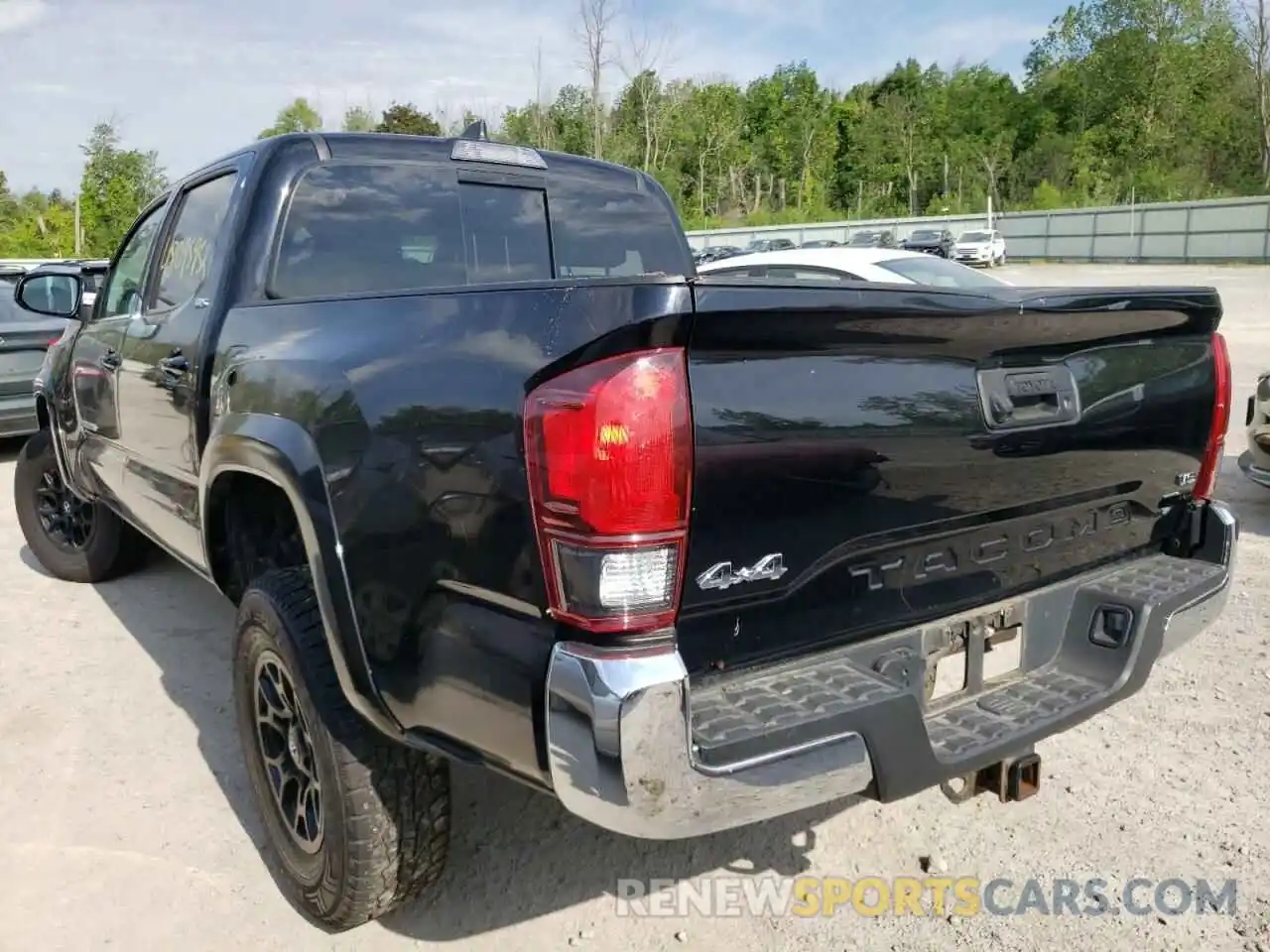 3 Photograph of a damaged car 3TMCZ5AN2LM306712 TOYOTA TACOMA 2020