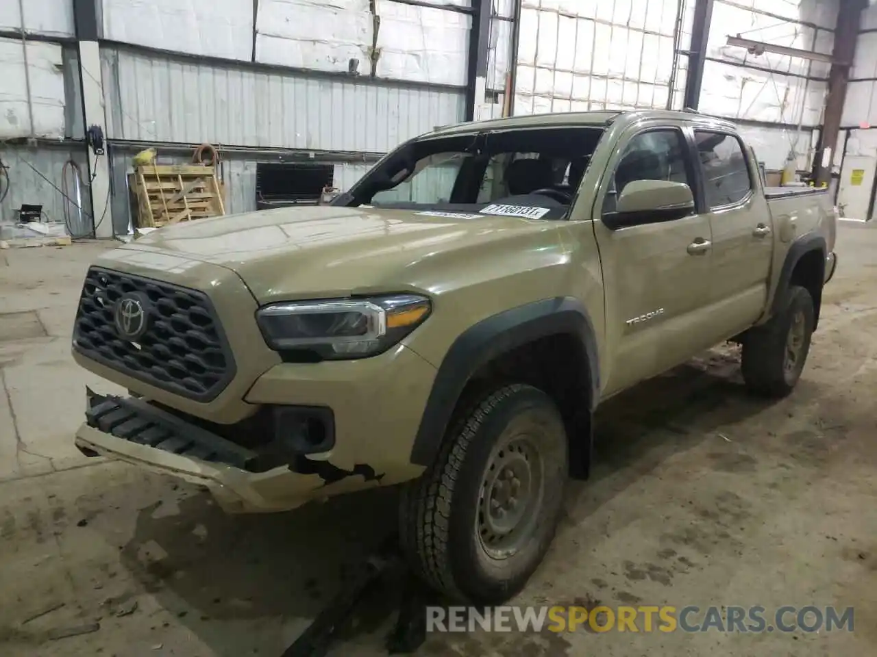 2 Photograph of a damaged car 3TMCZ5AN2LM307181 TOYOTA TACOMA 2020