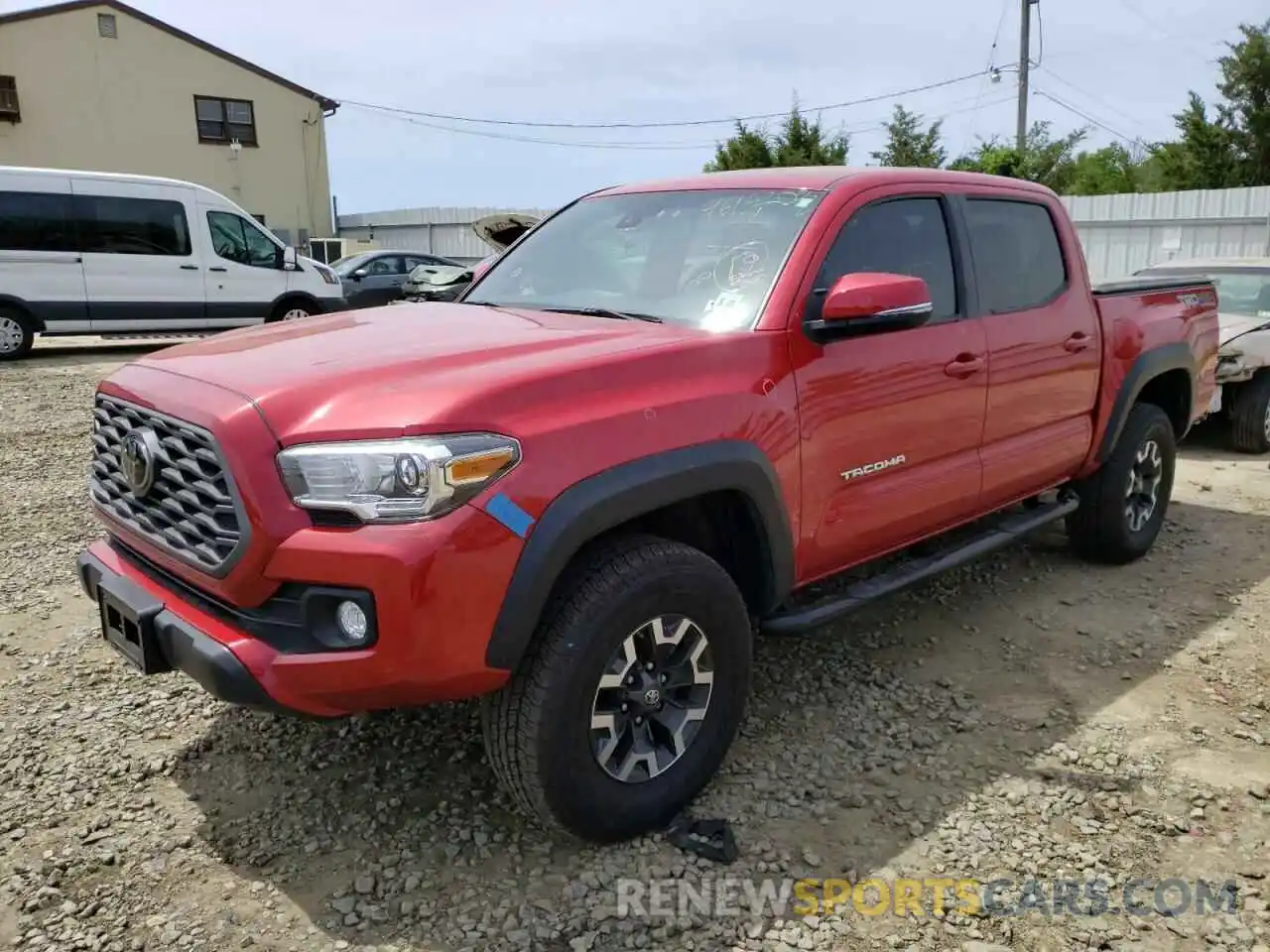 2 Photograph of a damaged car 3TMCZ5AN2LM310291 TOYOTA TACOMA 2020