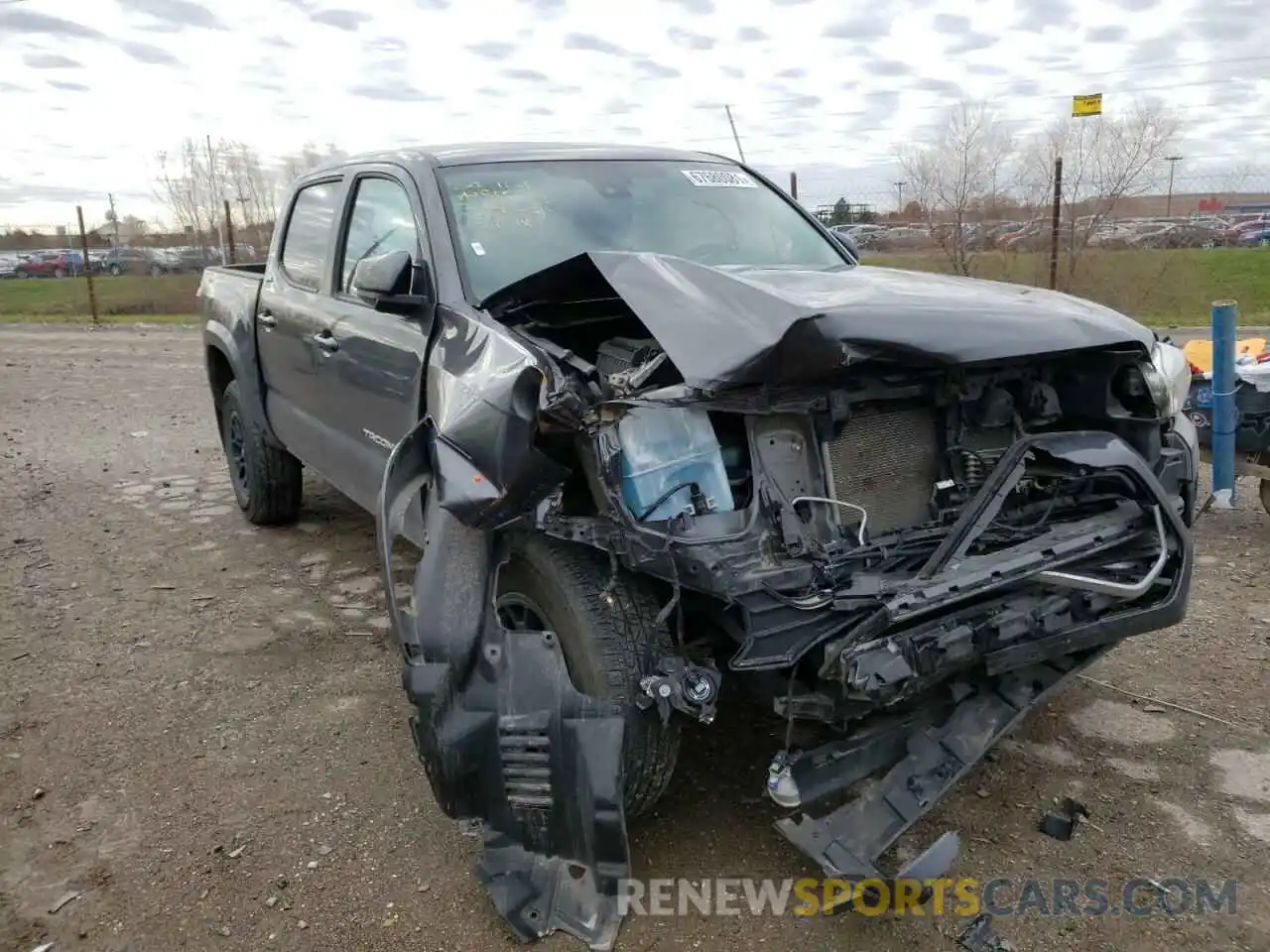 1 Photograph of a damaged car 3TMCZ5AN2LM314650 TOYOTA TACOMA 2020