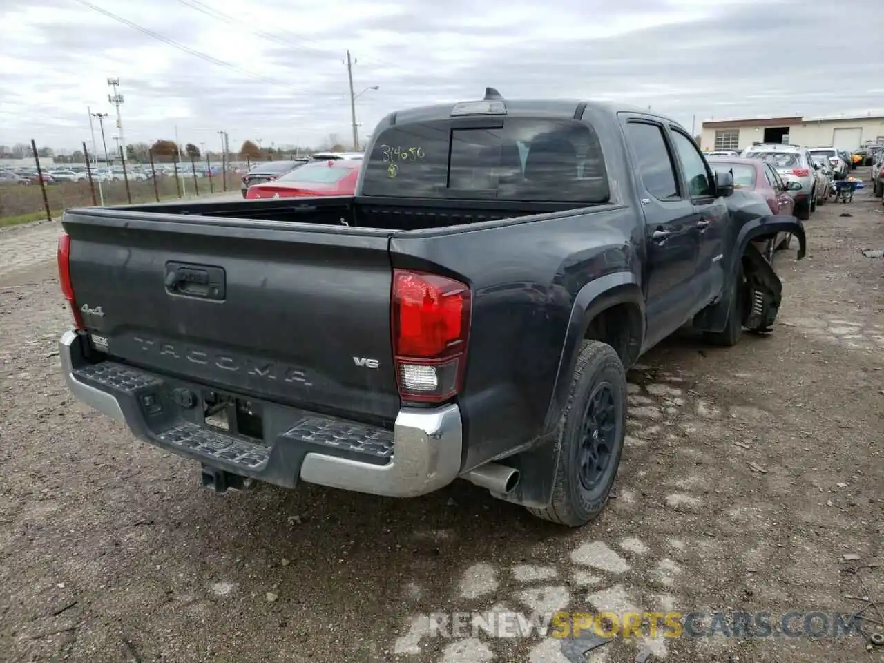 4 Photograph of a damaged car 3TMCZ5AN2LM314650 TOYOTA TACOMA 2020