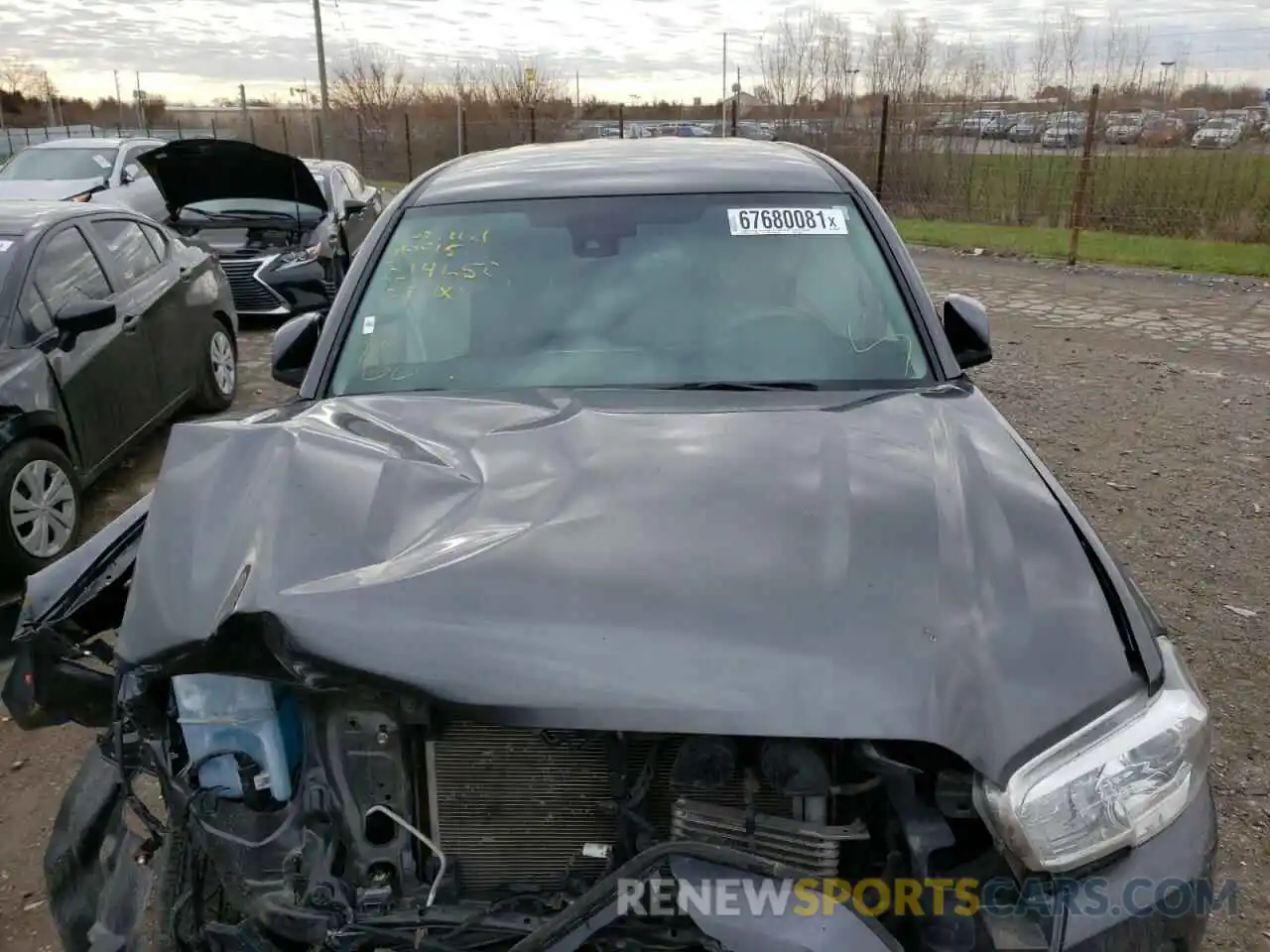 7 Photograph of a damaged car 3TMCZ5AN2LM314650 TOYOTA TACOMA 2020