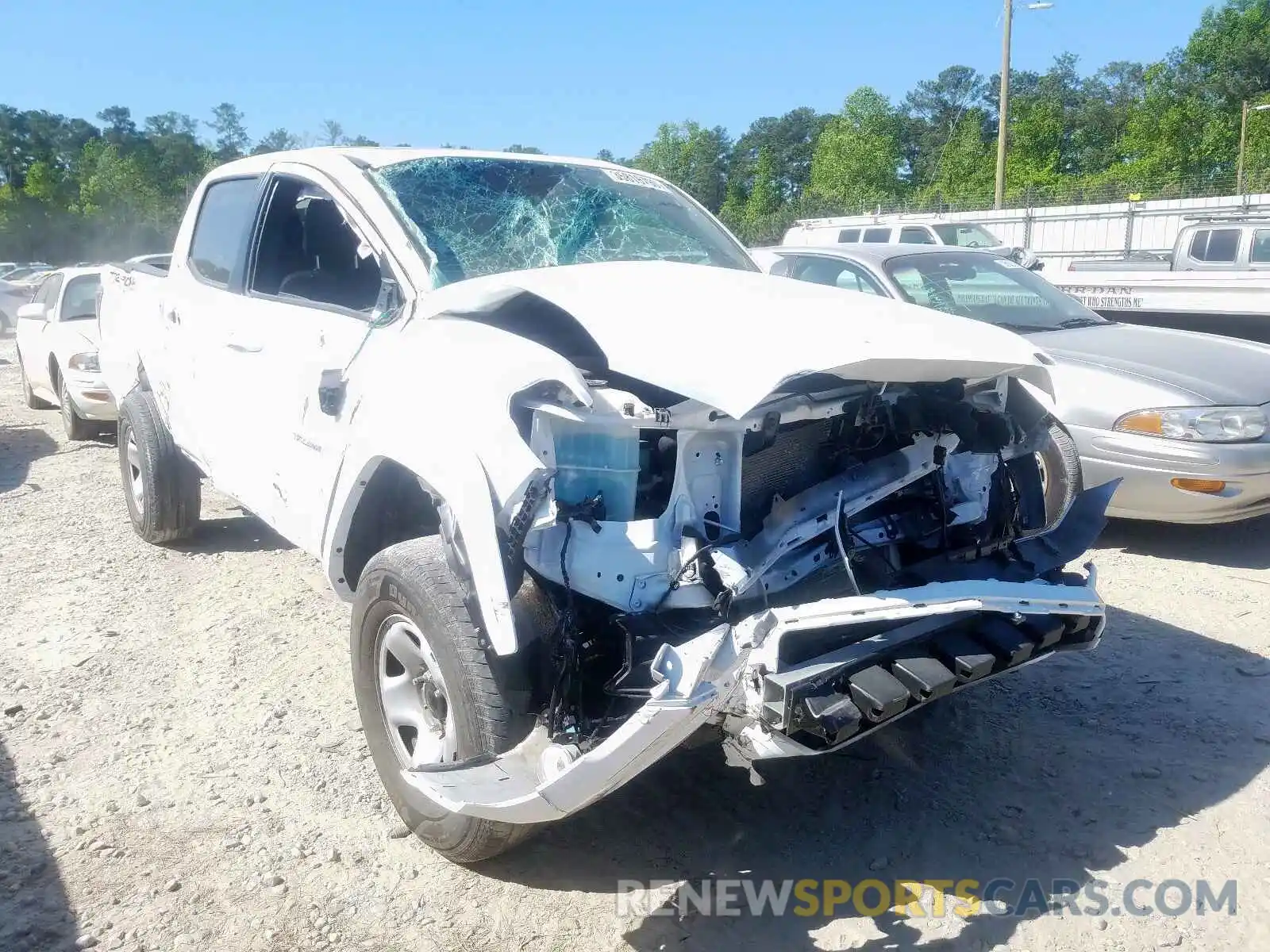 1 Photograph of a damaged car 3TMCZ5AN2LM314924 TOYOTA TACOMA 2020