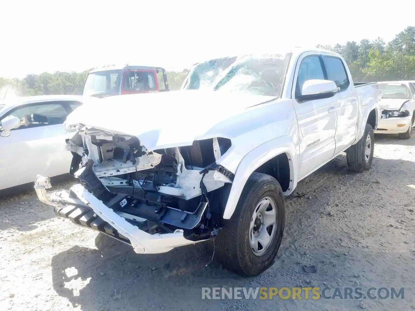 2 Photograph of a damaged car 3TMCZ5AN2LM314924 TOYOTA TACOMA 2020