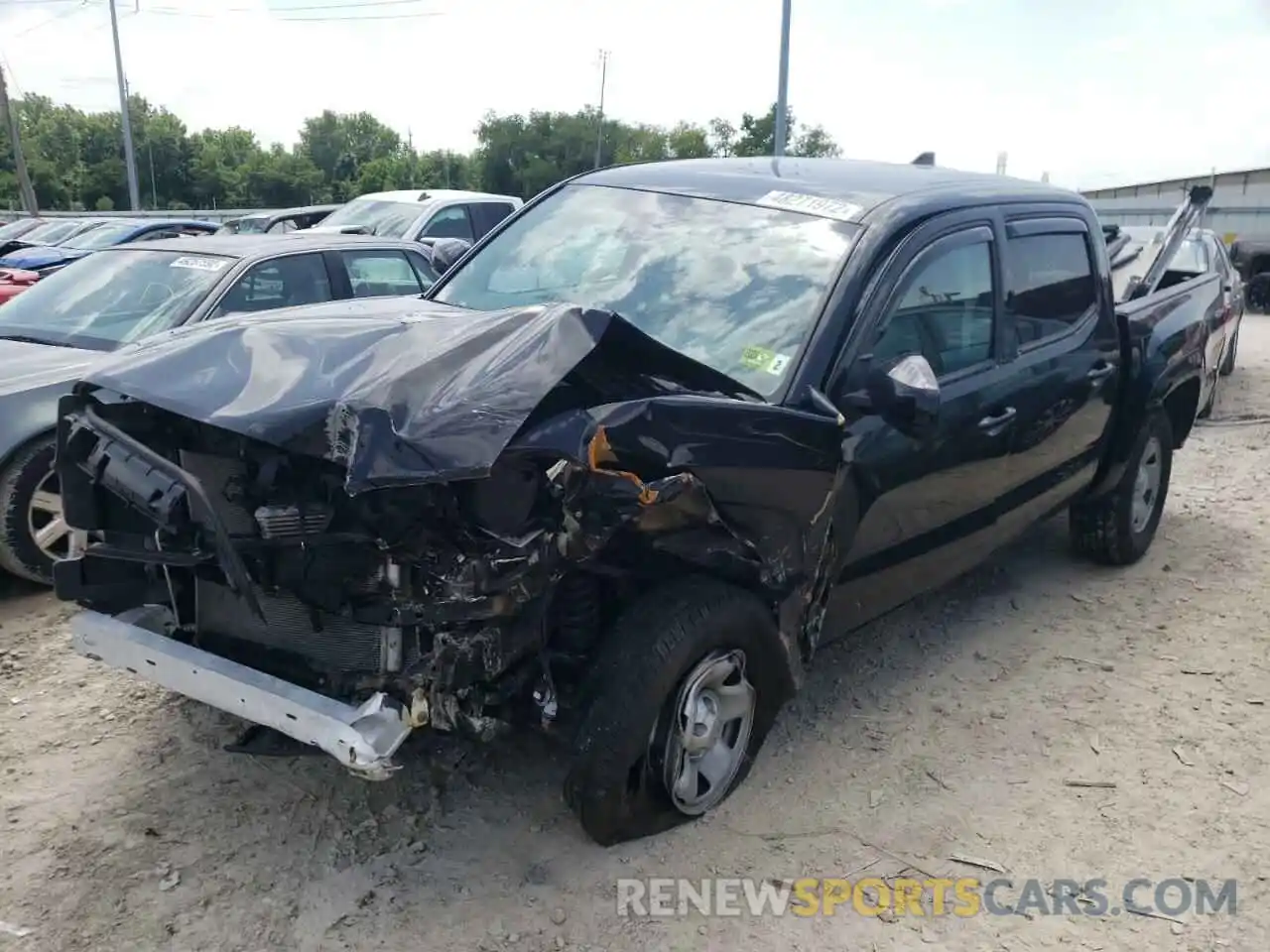 2 Photograph of a damaged car 3TMCZ5AN2LM315779 TOYOTA TACOMA 2020