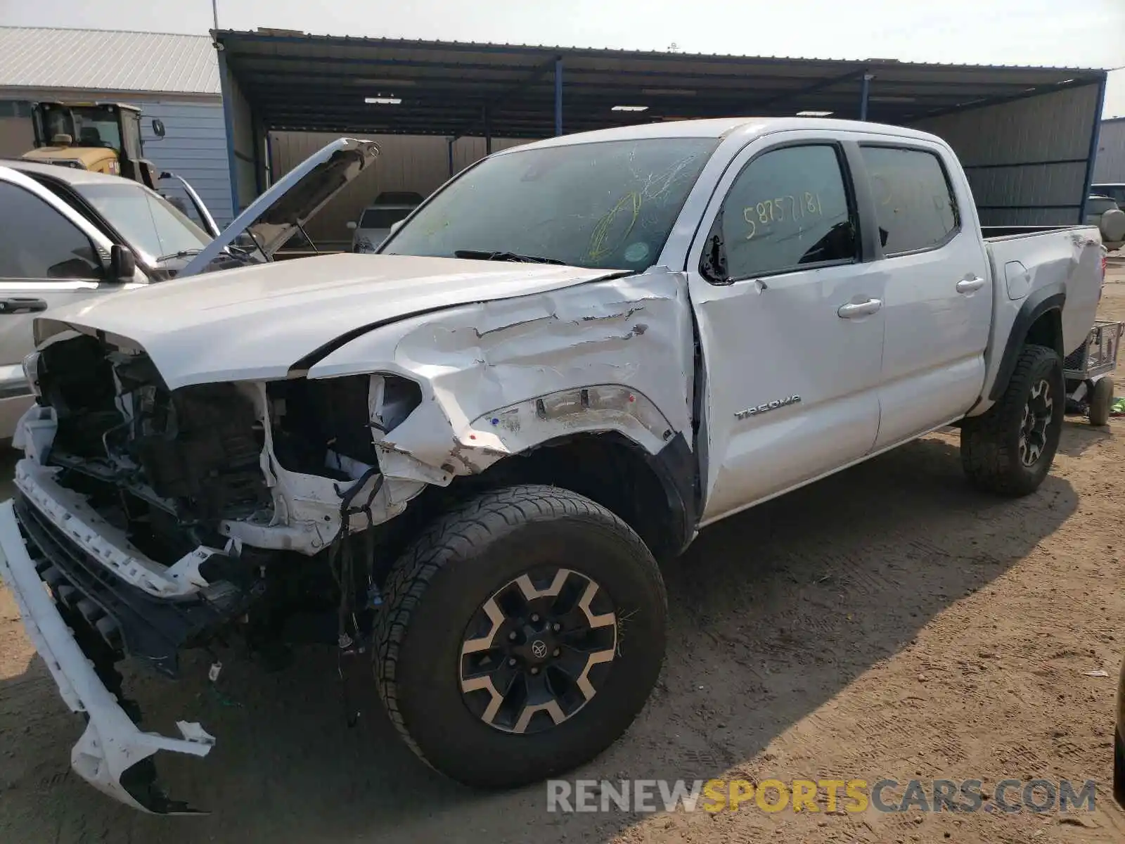 2 Photograph of a damaged car 3TMCZ5AN2LM317869 TOYOTA TACOMA 2020