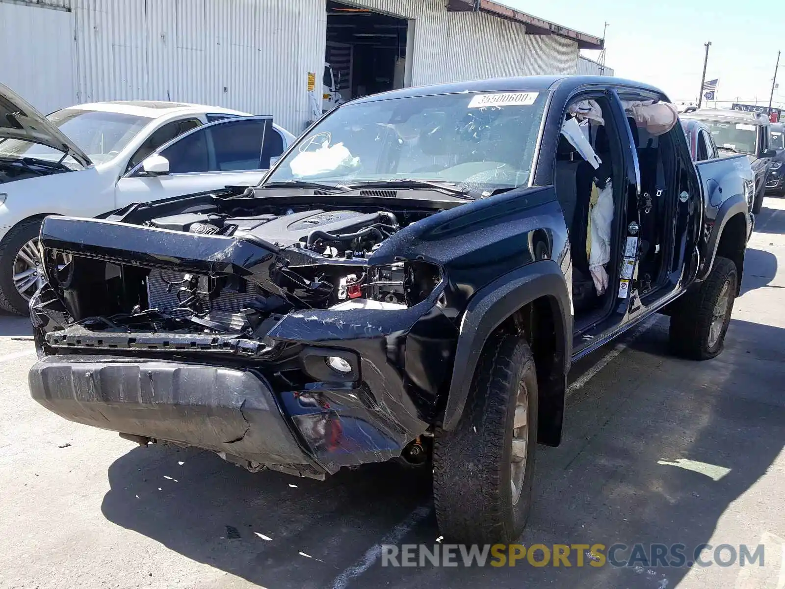 2 Photograph of a damaged car 3TMCZ5AN2LM320531 TOYOTA TACOMA 2020