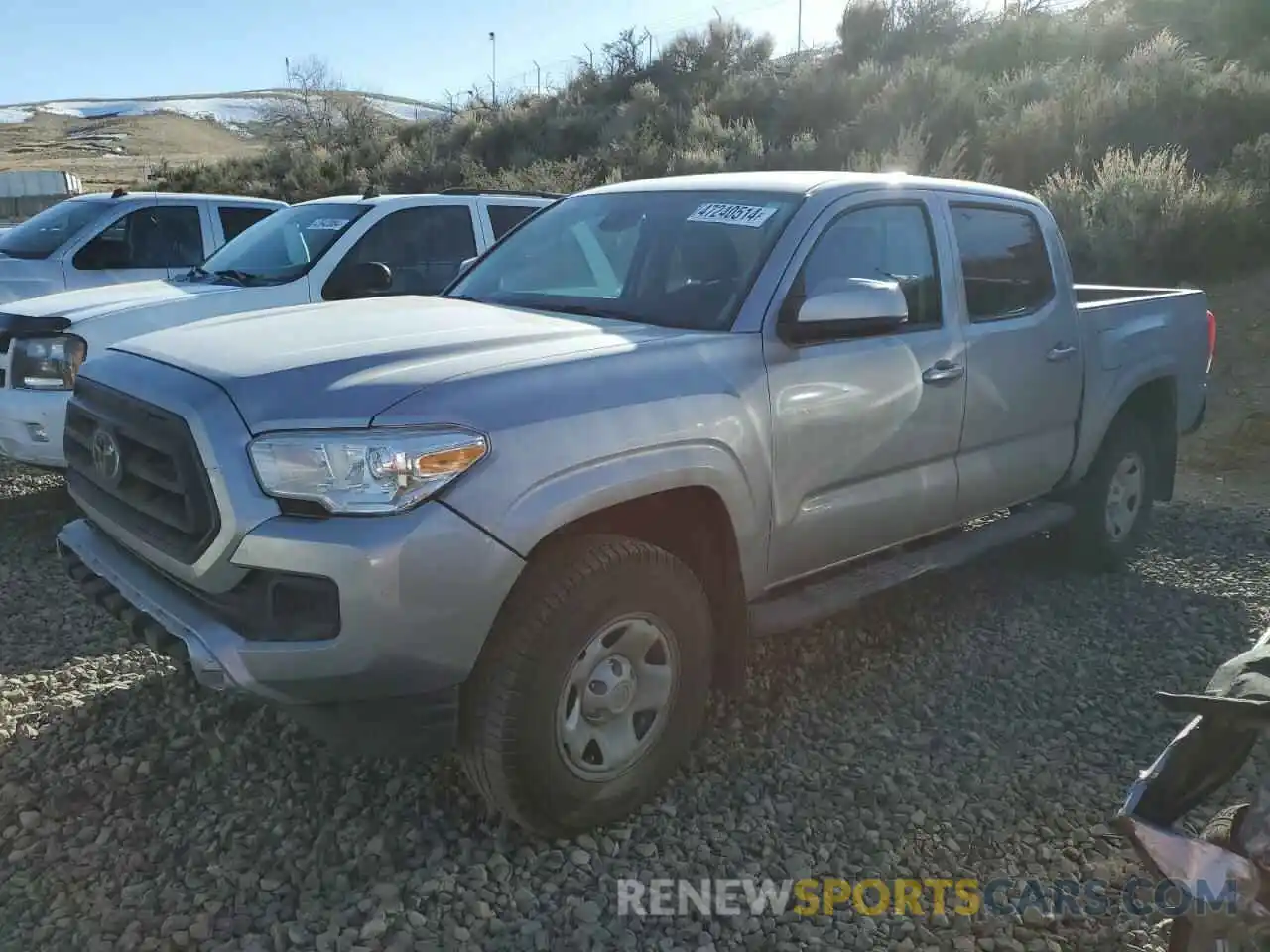 1 Photograph of a damaged car 3TMCZ5AN2LM321579 TOYOTA TACOMA 2020