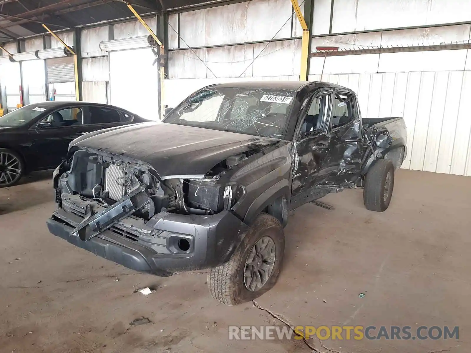 2 Photograph of a damaged car 3TMCZ5AN2LM323249 TOYOTA TACOMA 2020