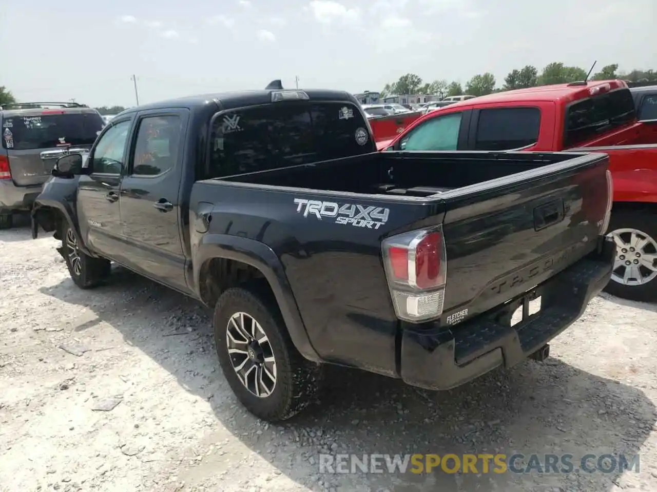 3 Photograph of a damaged car 3TMCZ5AN2LM324319 TOYOTA TACOMA 2020