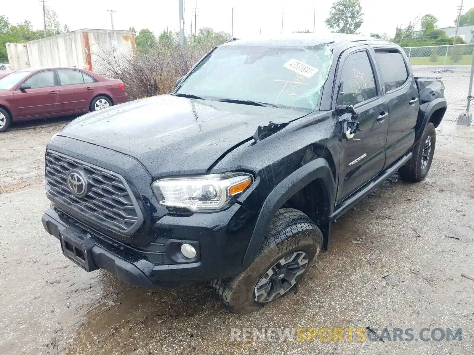 2 Photograph of a damaged car 3TMCZ5AN2LM329049 TOYOTA TACOMA 2020