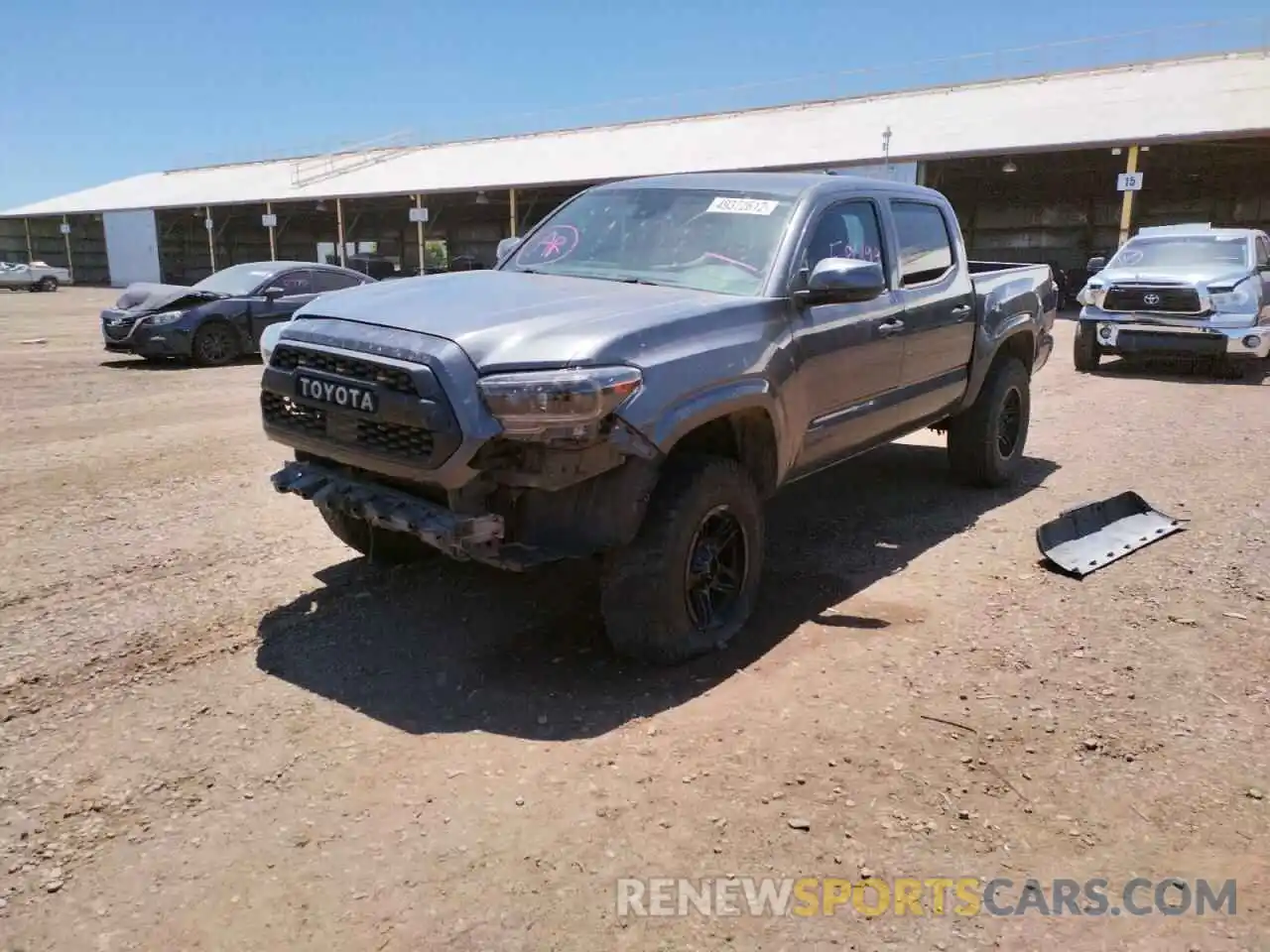 2 Photograph of a damaged car 3TMCZ5AN2LM331772 TOYOTA TACOMA 2020