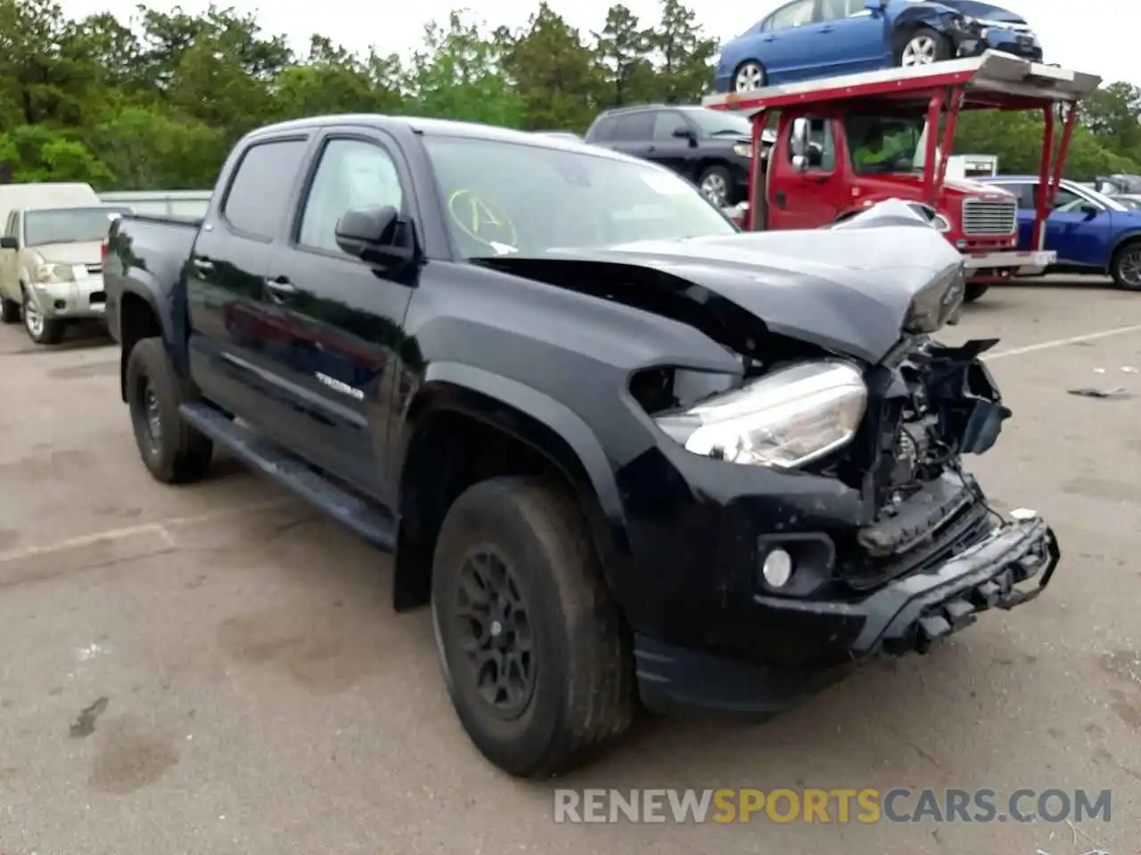 1 Photograph of a damaged car 3TMCZ5AN2LM333585 TOYOTA TACOMA 2020