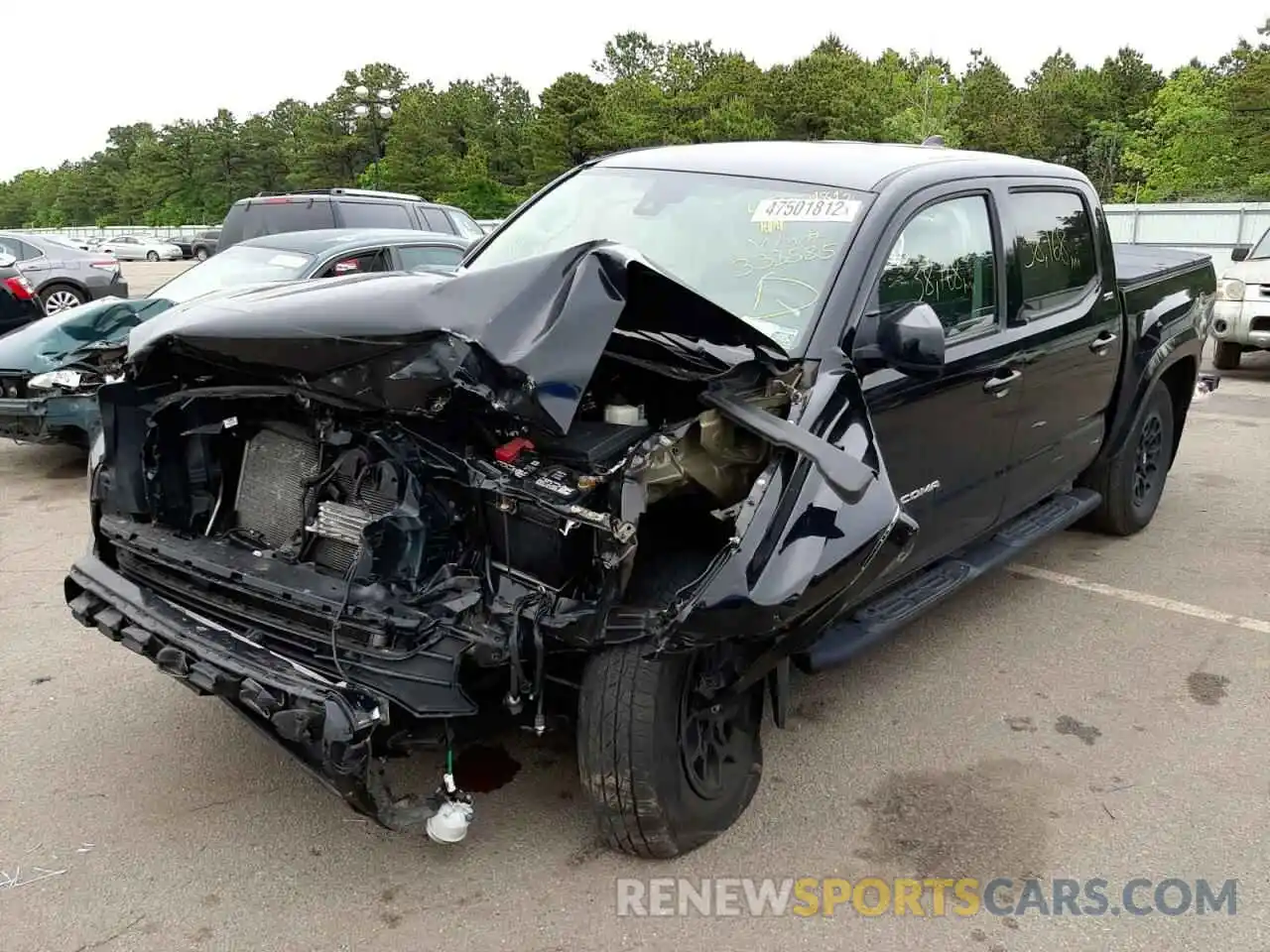 2 Photograph of a damaged car 3TMCZ5AN2LM333585 TOYOTA TACOMA 2020