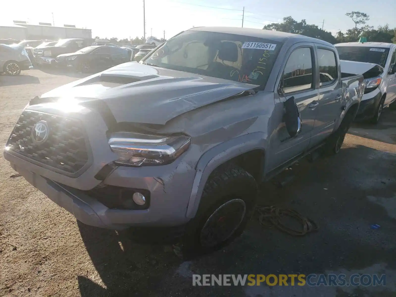 2 Photograph of a damaged car 3TMCZ5AN2LM336261 TOYOTA TACOMA 2020