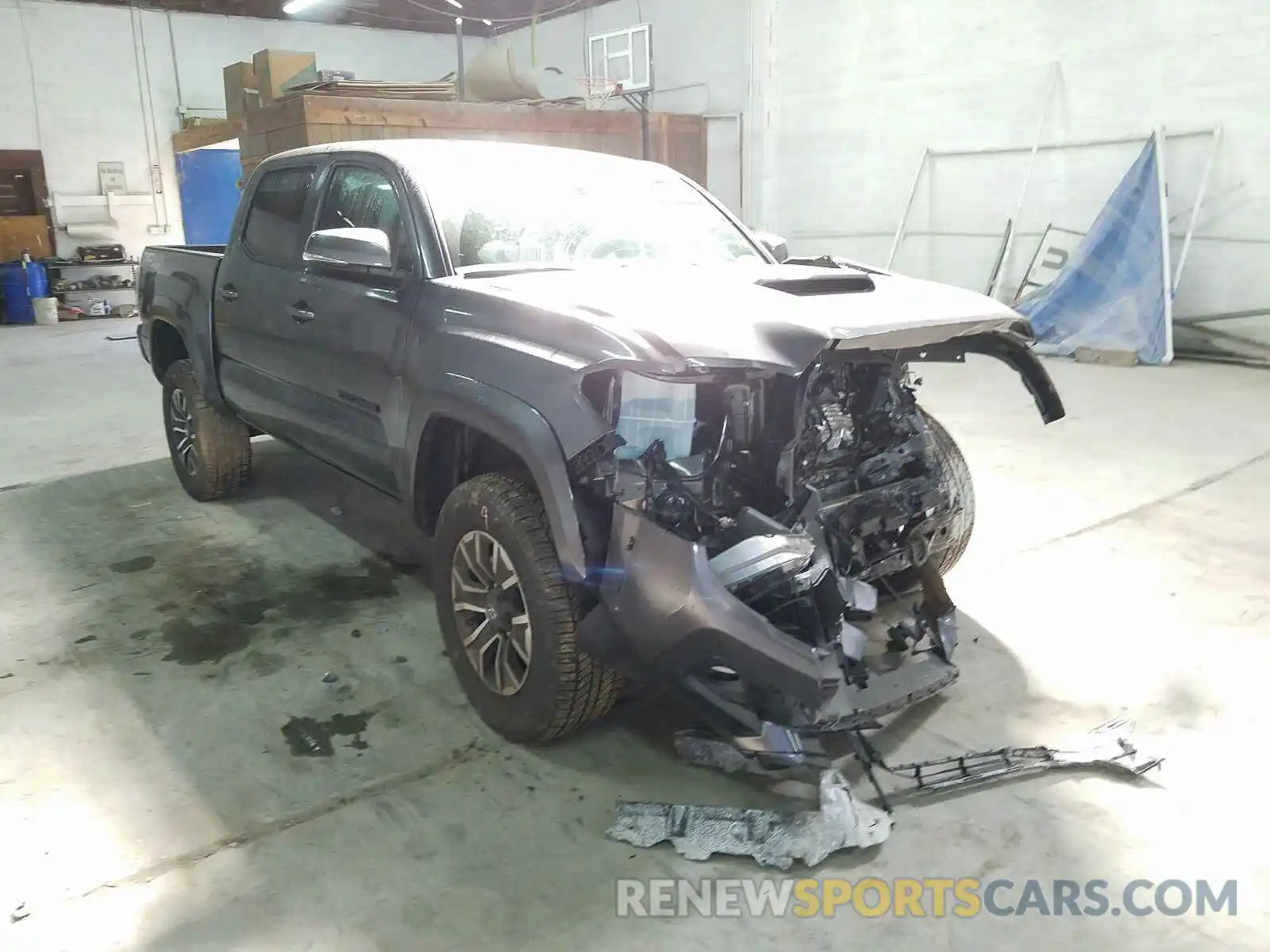 1 Photograph of a damaged car 3TMCZ5AN2LM342223 TOYOTA TACOMA 2020