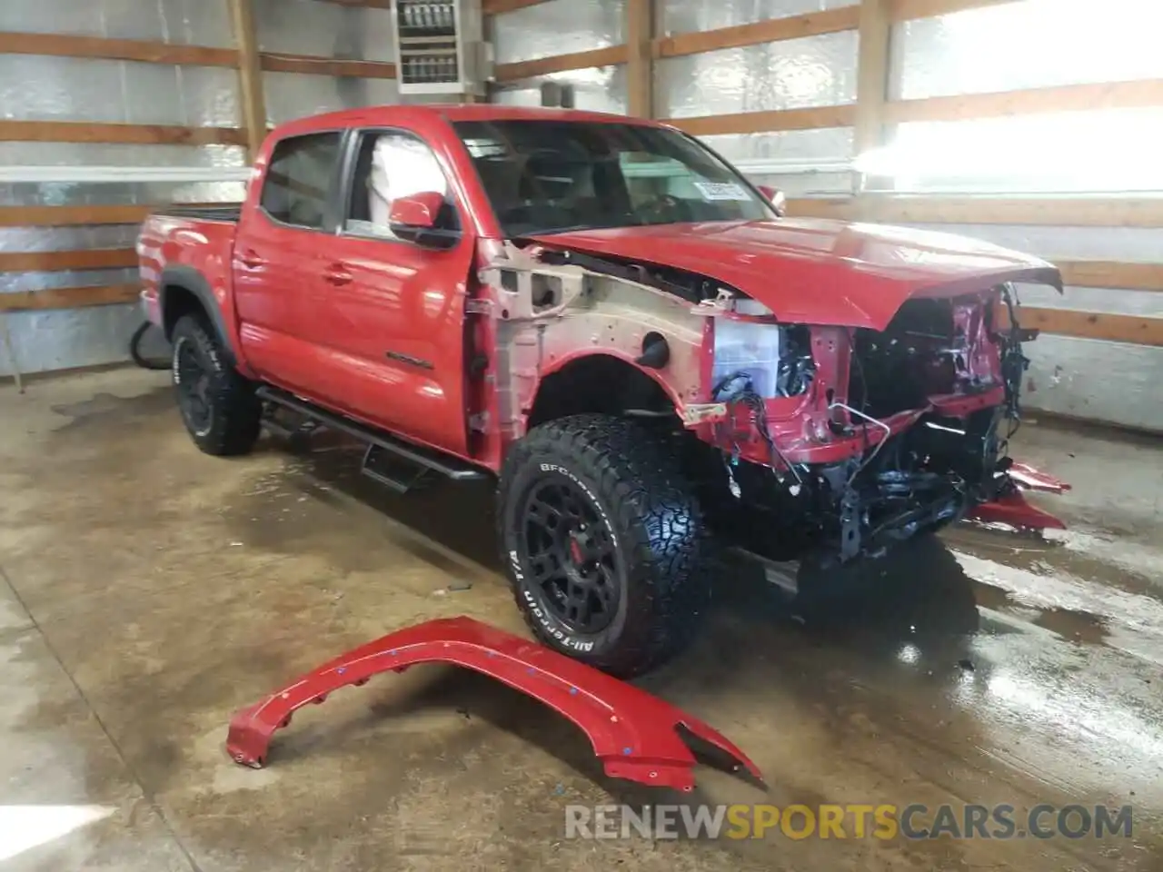 1 Photograph of a damaged car 3TMCZ5AN2LM346479 TOYOTA TACOMA 2020