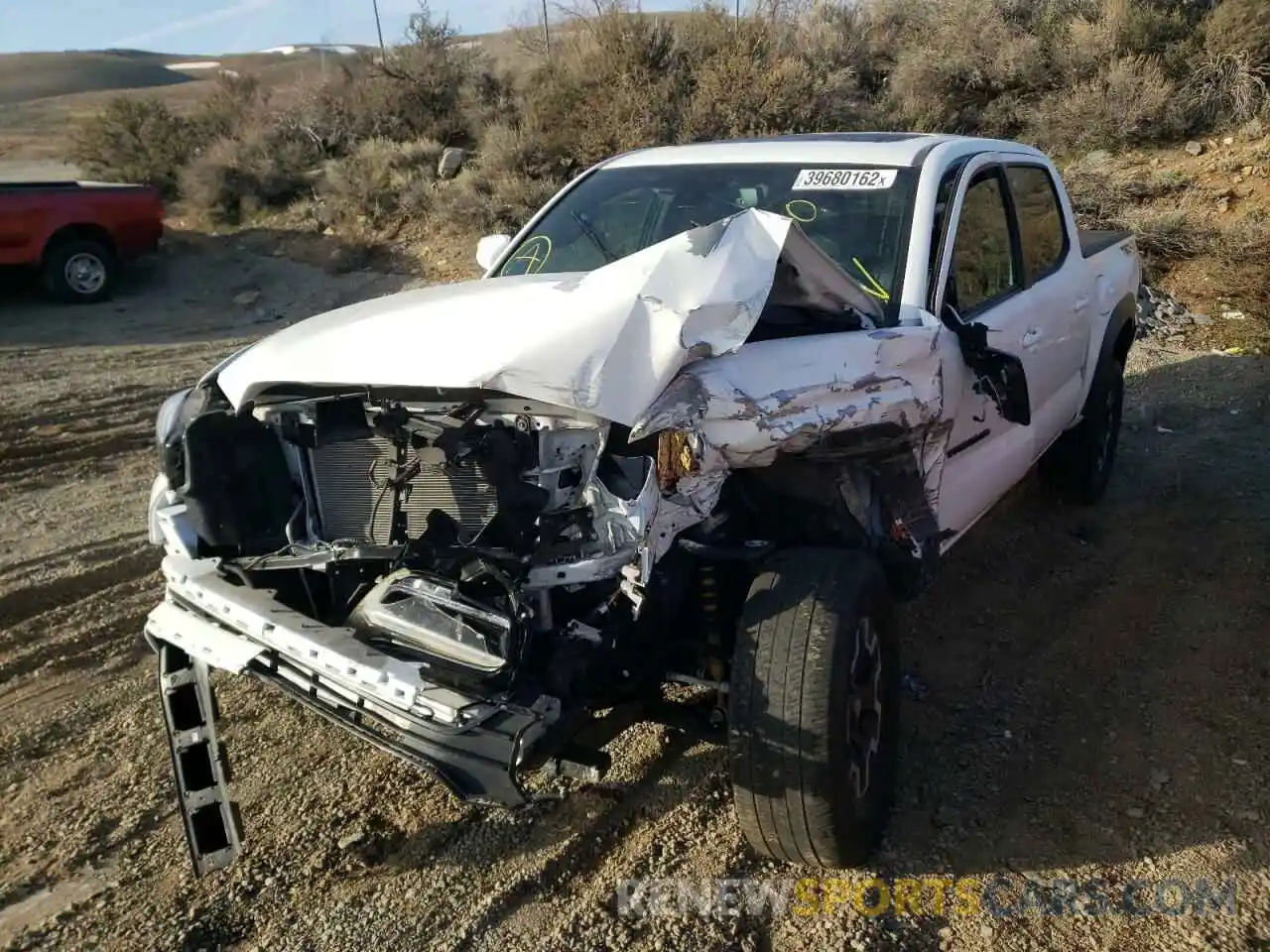 2 Photograph of a damaged car 3TMCZ5AN2LM346689 TOYOTA TACOMA 2020