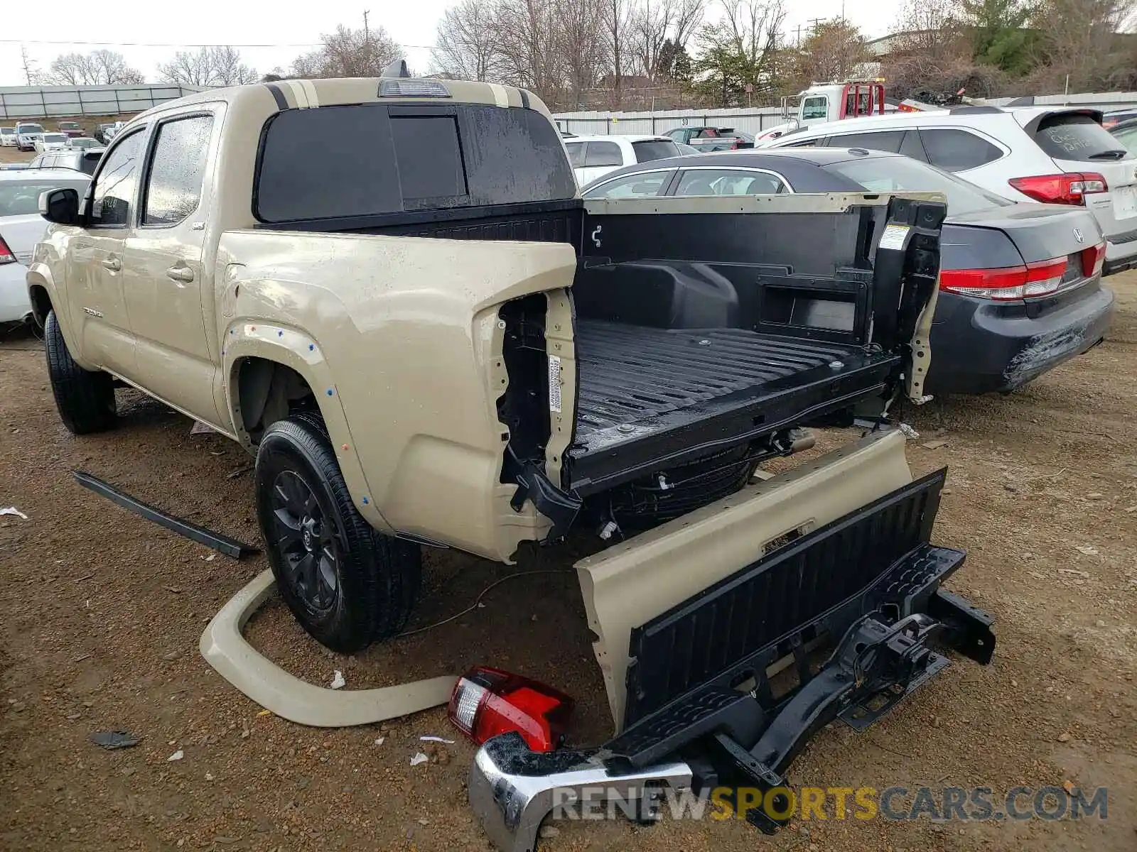 3 Photograph of a damaged car 3TMCZ5AN2LM349706 TOYOTA TACOMA 2020