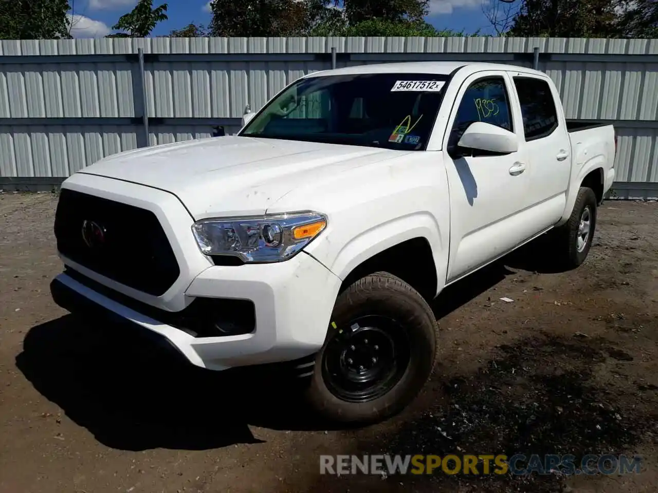 2 Photograph of a damaged car 3TMCZ5AN2LM351455 TOYOTA TACOMA 2020