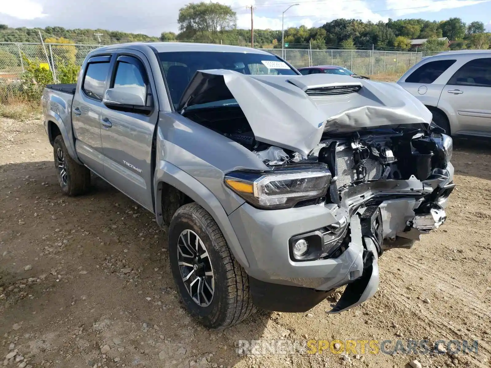 1 Photograph of a damaged car 3TMCZ5AN2LM361175 TOYOTA TACOMA 2020