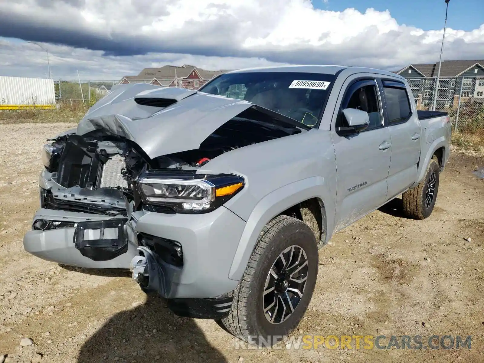 2 Photograph of a damaged car 3TMCZ5AN2LM361175 TOYOTA TACOMA 2020