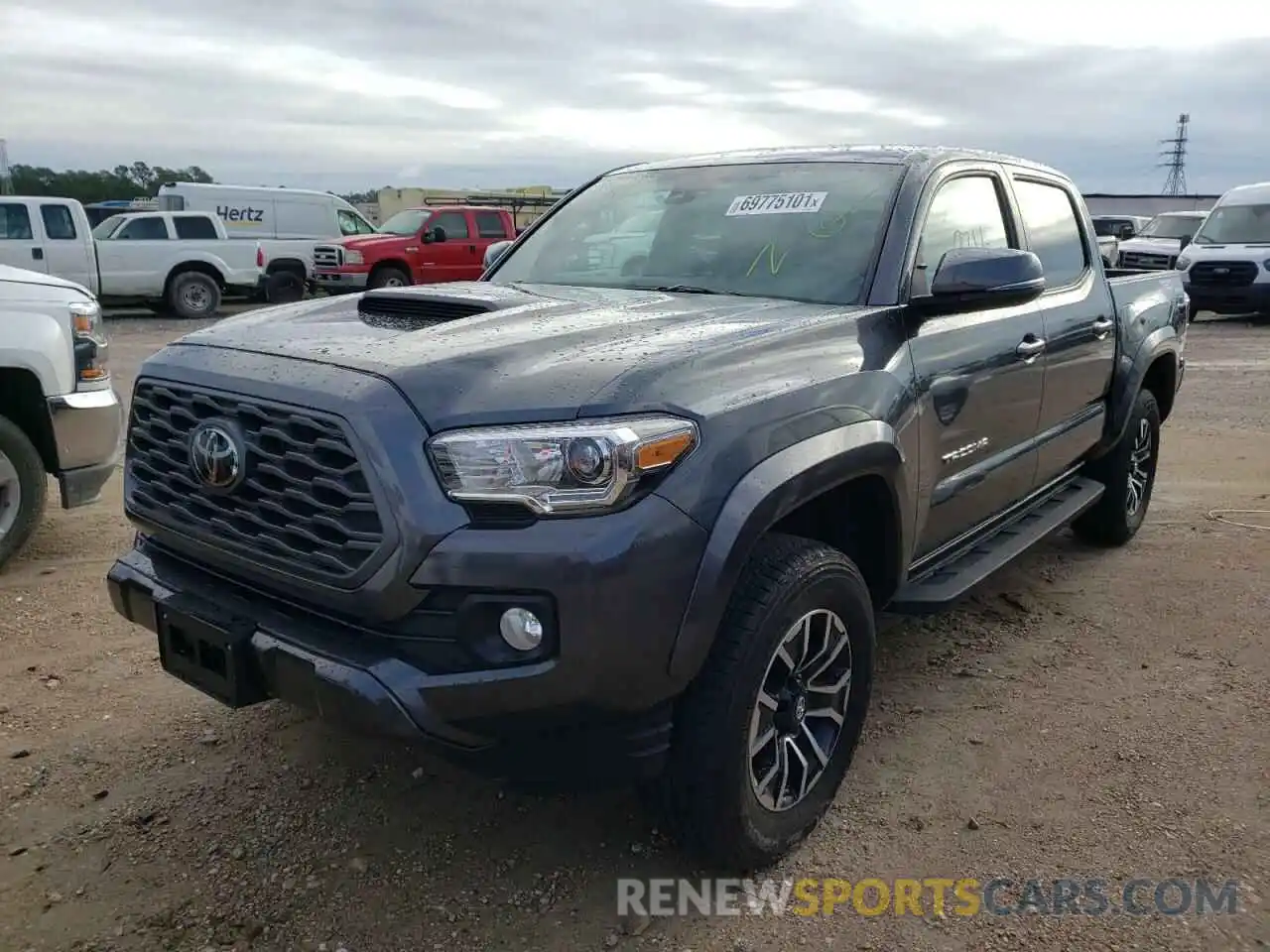 2 Photograph of a damaged car 3TMCZ5AN2LM362259 TOYOTA TACOMA 2020