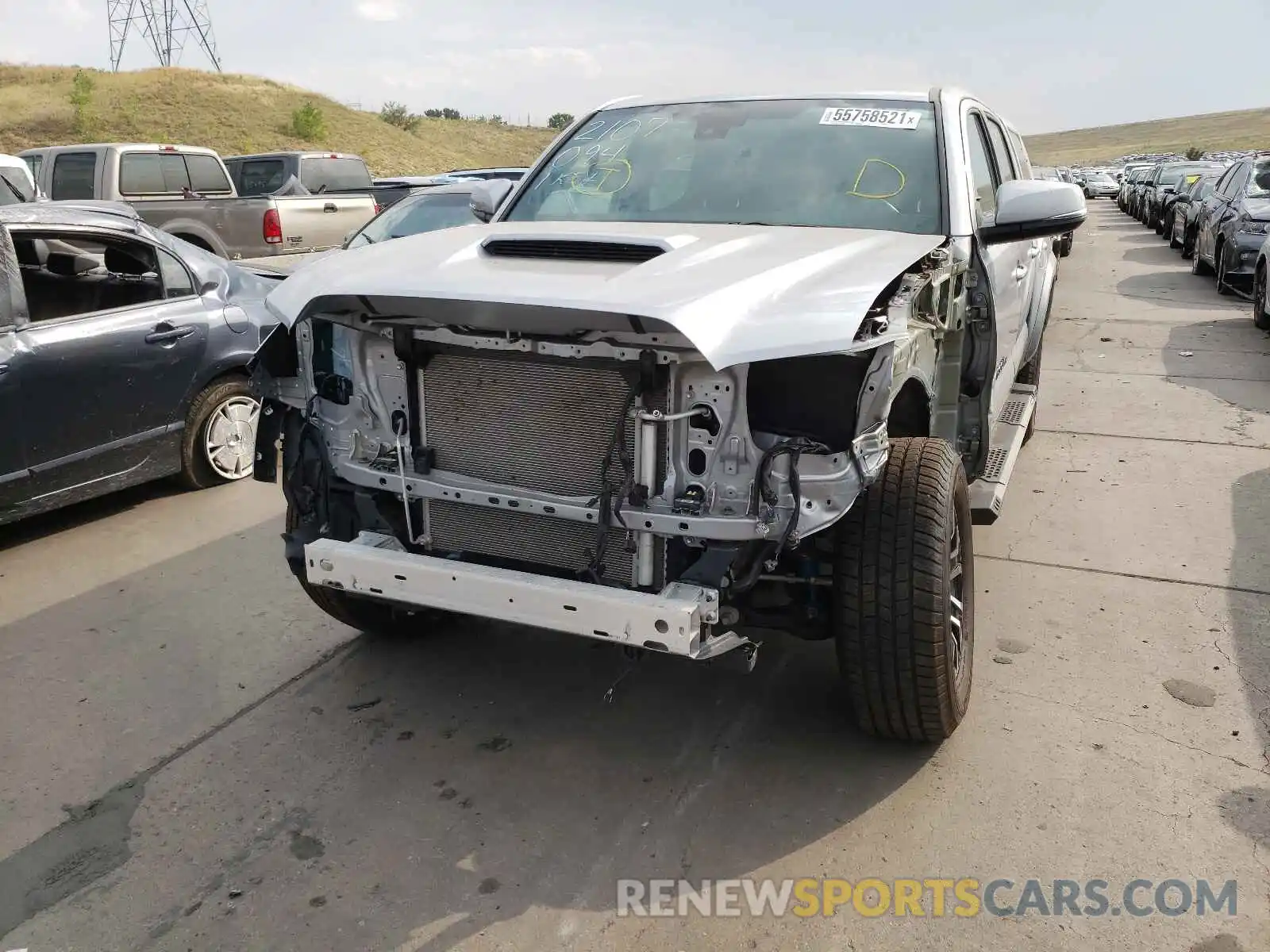 9 Photograph of a damaged car 3TMCZ5AN2LM368661 TOYOTA TACOMA 2020