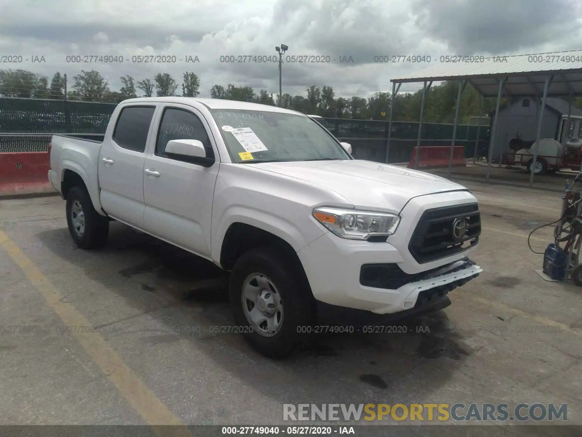 1 Photograph of a damaged car 3TMCZ5AN3LM288351 TOYOTA TACOMA 2020