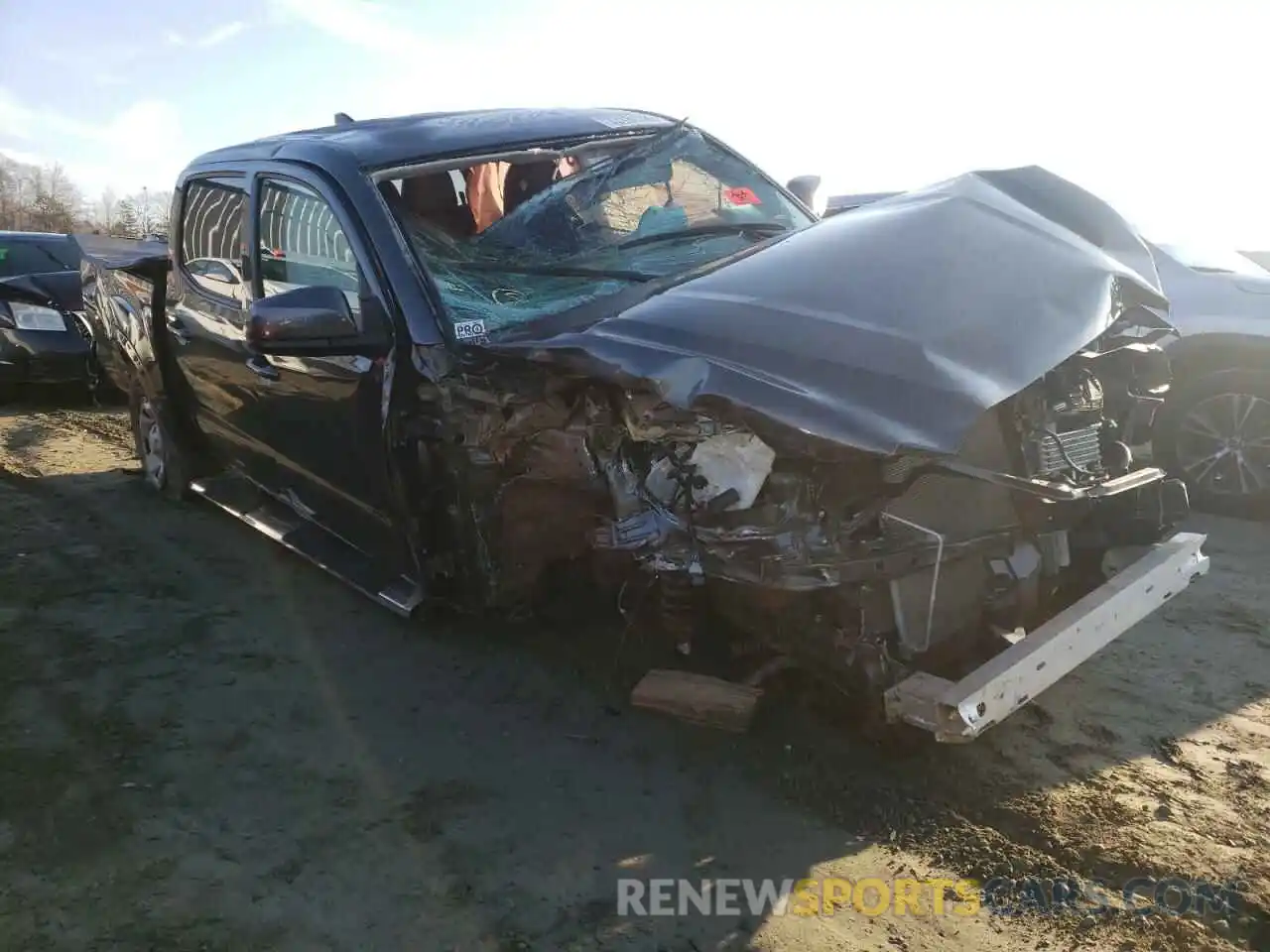 1 Photograph of a damaged car 3TMCZ5AN3LM288754 TOYOTA TACOMA 2020