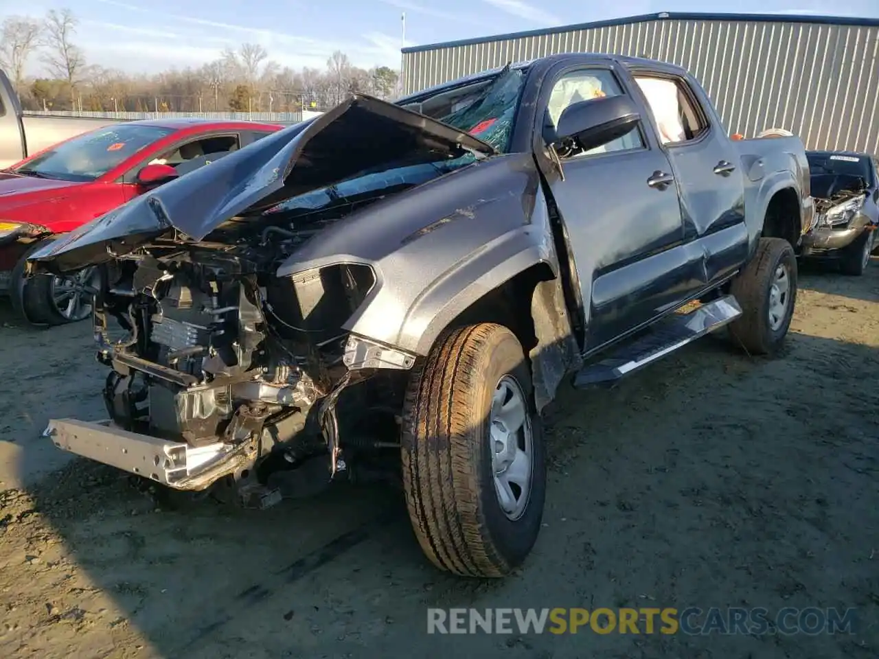 2 Photograph of a damaged car 3TMCZ5AN3LM288754 TOYOTA TACOMA 2020