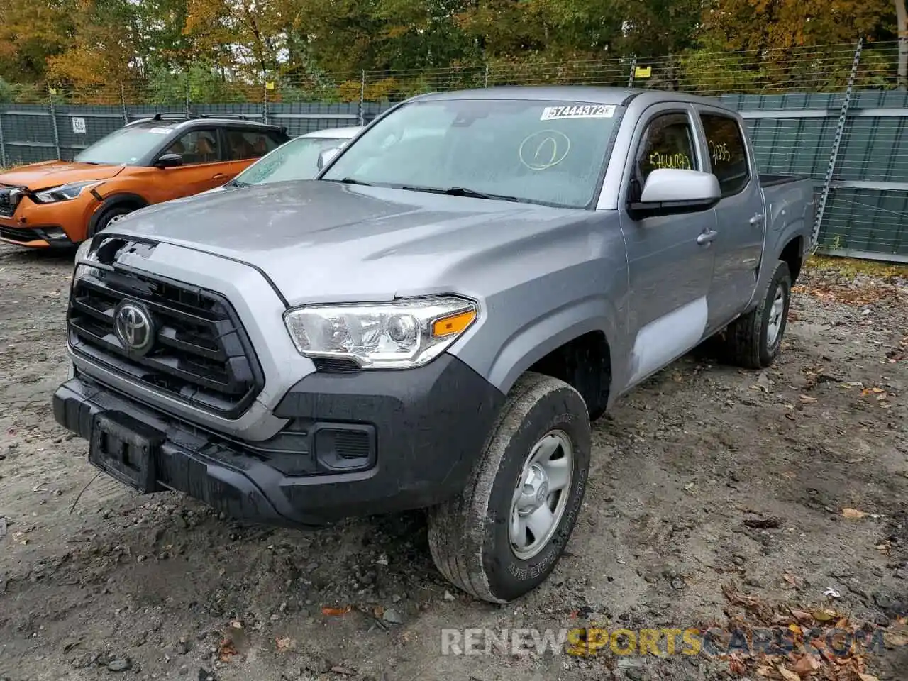 2 Photograph of a damaged car 3TMCZ5AN3LM290004 TOYOTA TACOMA 2020