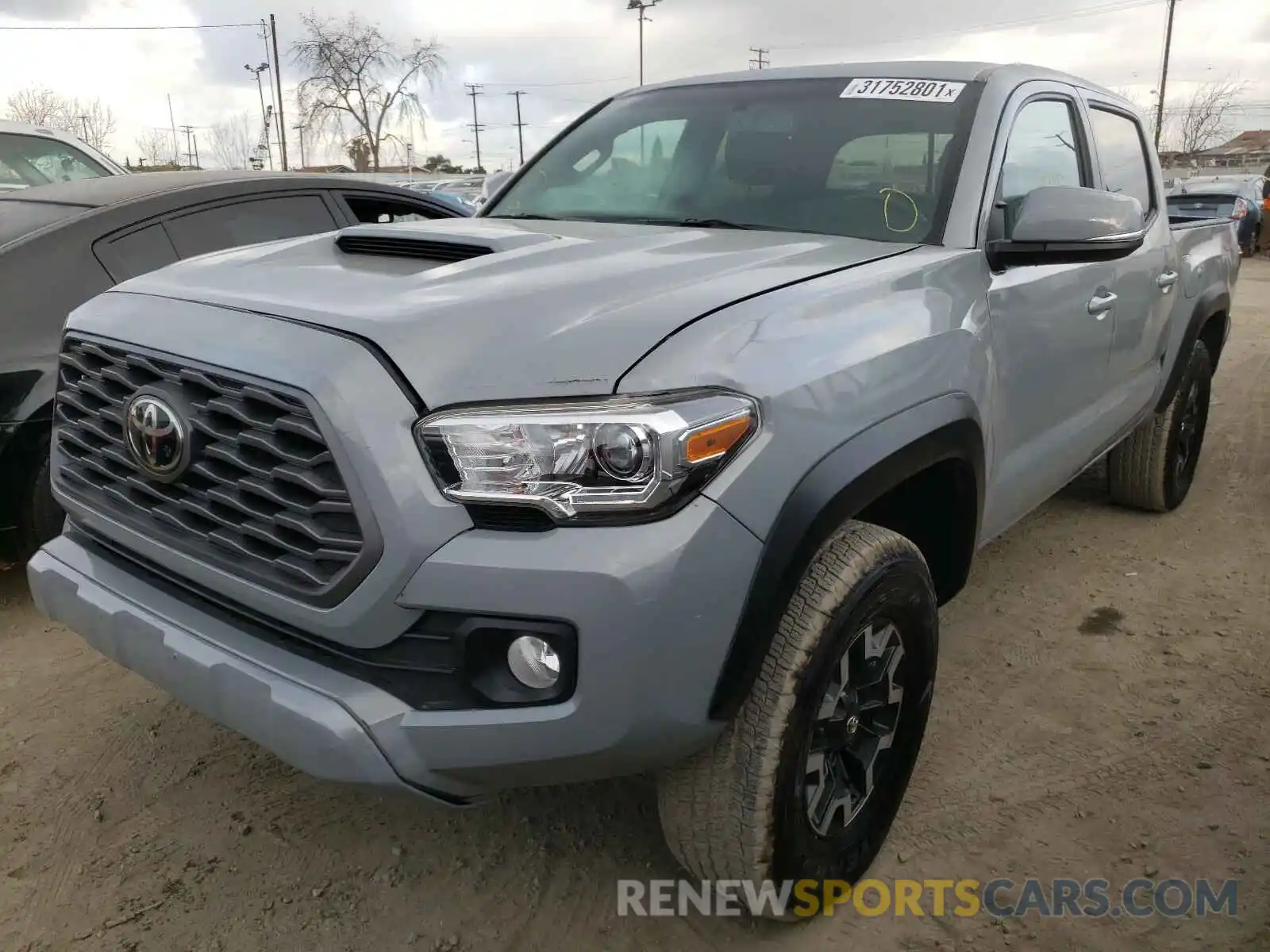 2 Photograph of a damaged car 3TMCZ5AN3LM291802 TOYOTA TACOMA 2020