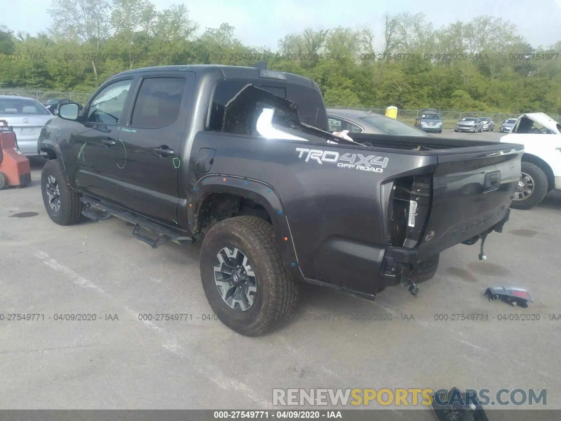 3 Photograph of a damaged car 3TMCZ5AN3LM297938 TOYOTA TACOMA 2020