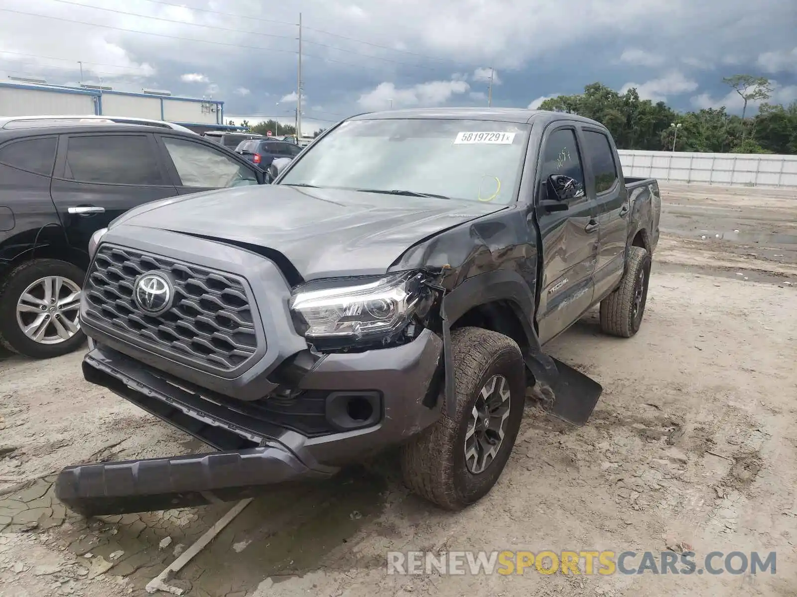 2 Photograph of a damaged car 3TMCZ5AN3LM307397 TOYOTA TACOMA 2020