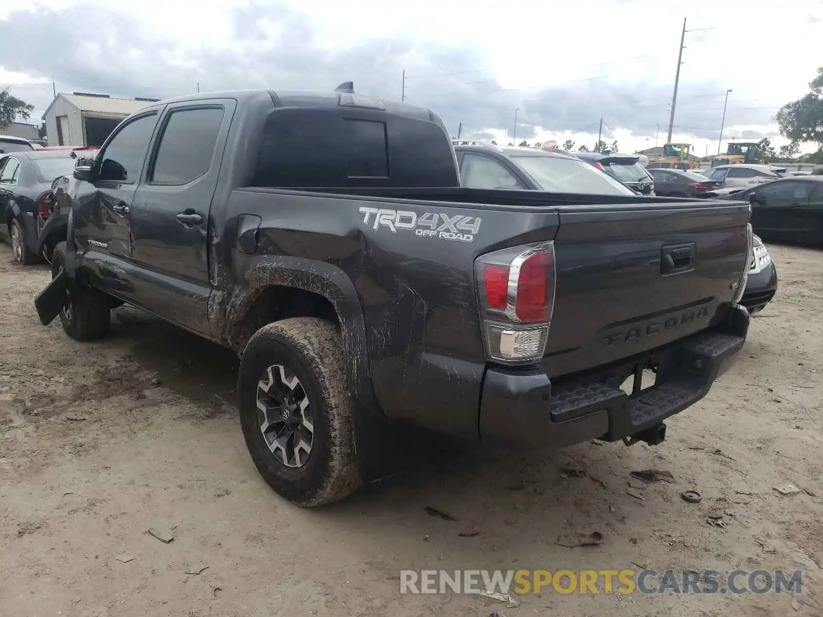 3 Photograph of a damaged car 3TMCZ5AN3LM307397 TOYOTA TACOMA 2020