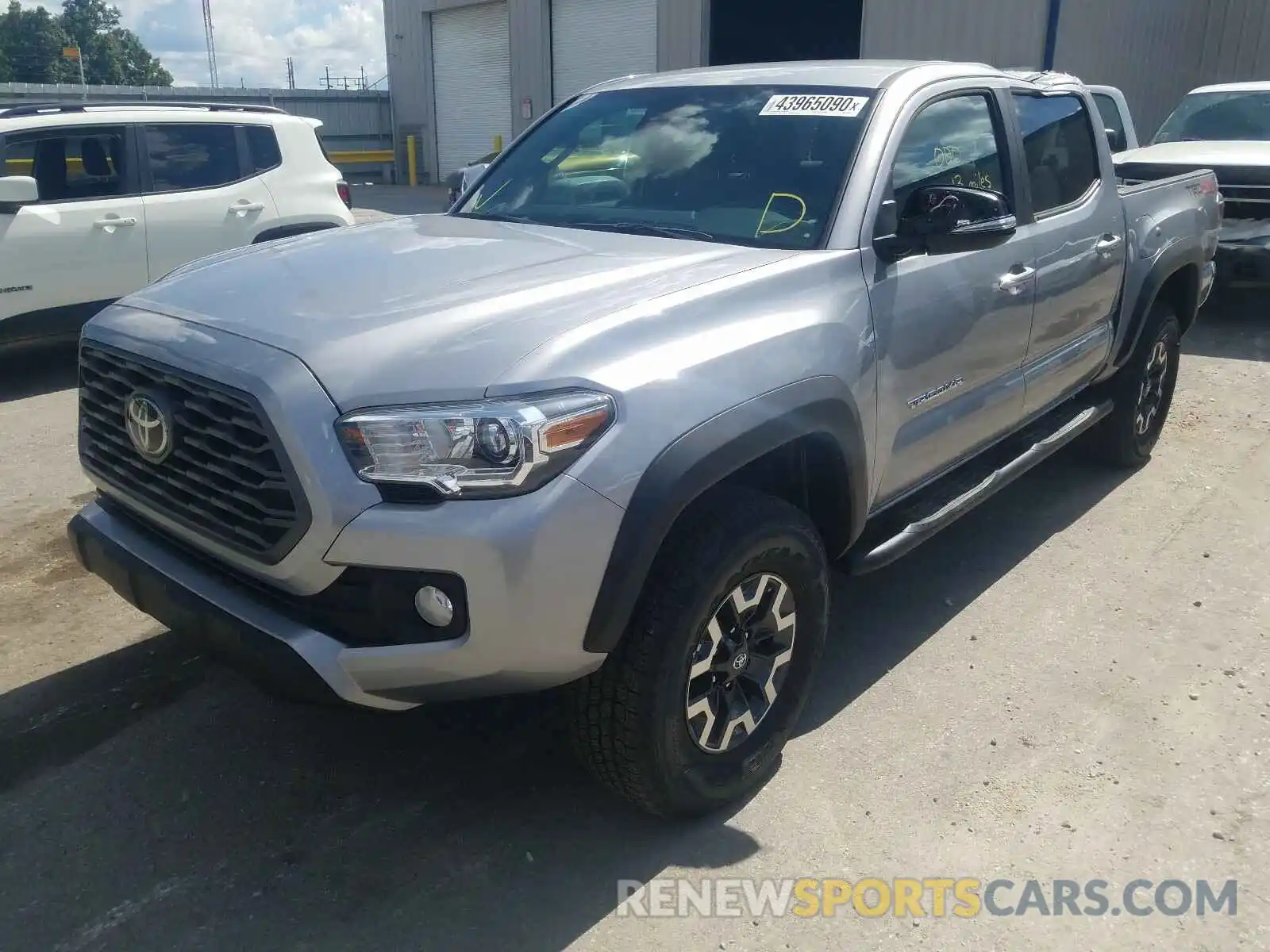 2 Photograph of a damaged car 3TMCZ5AN3LM308632 TOYOTA TACOMA 2020