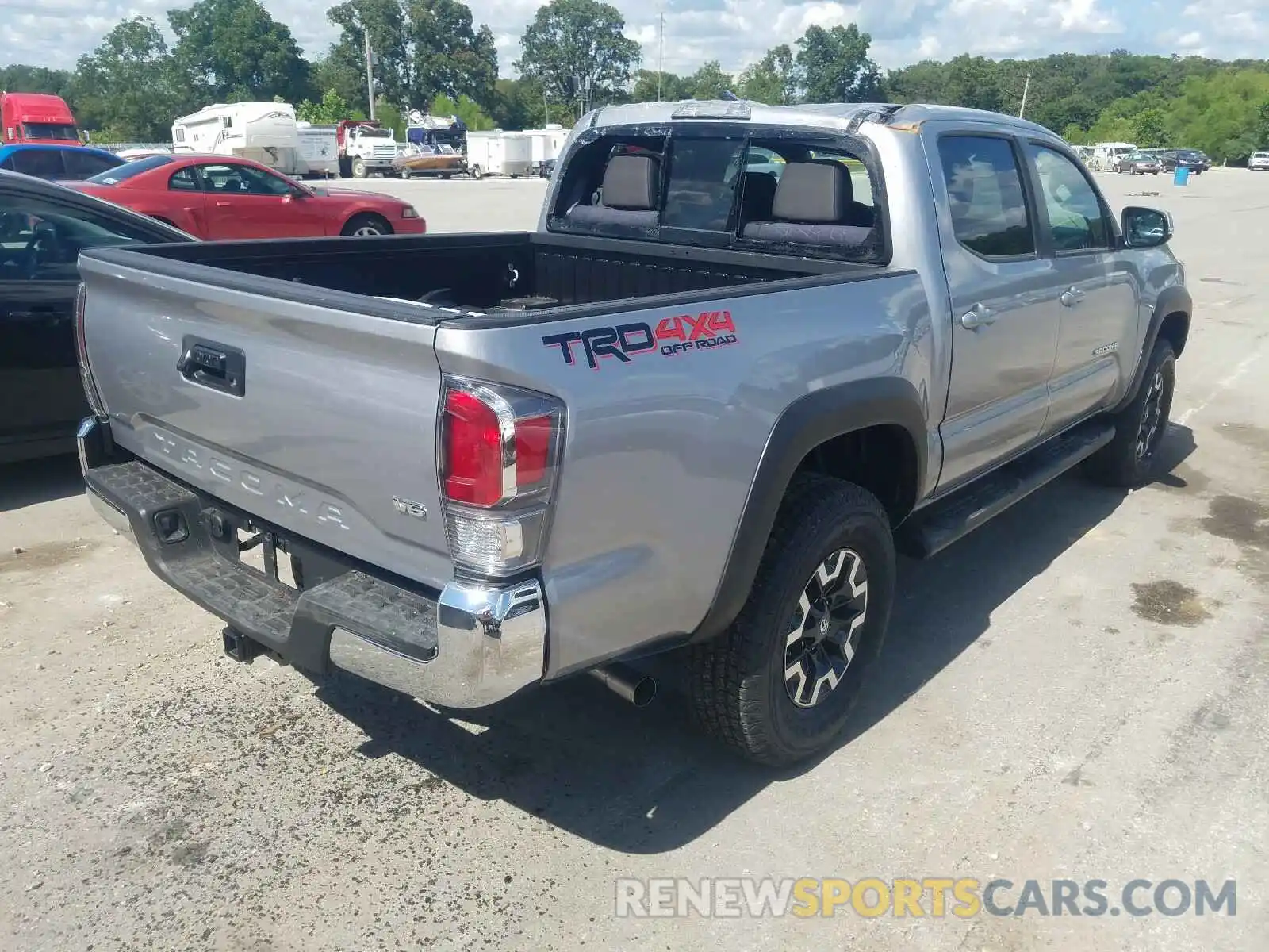 4 Photograph of a damaged car 3TMCZ5AN3LM308632 TOYOTA TACOMA 2020