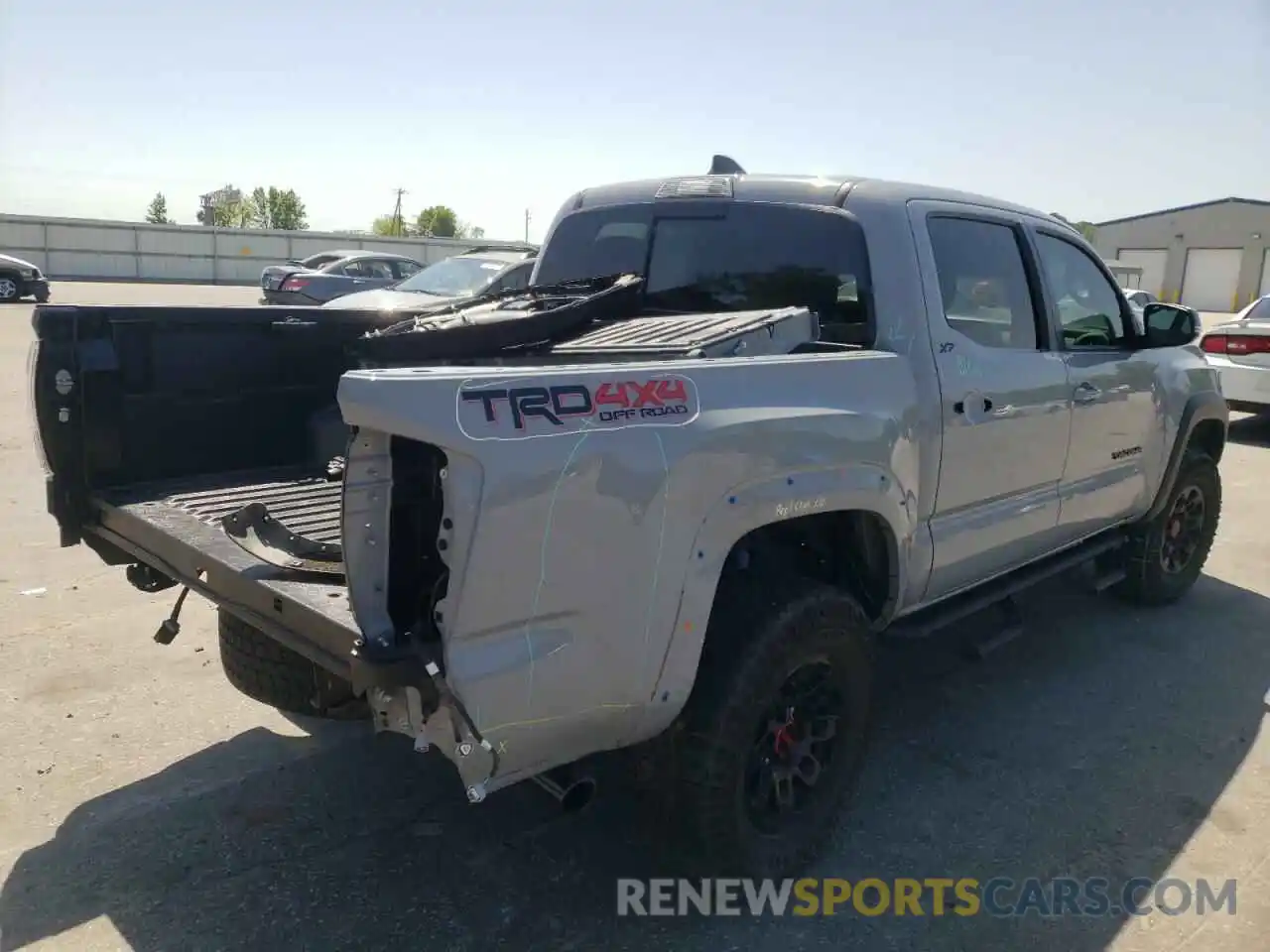 4 Photograph of a damaged car 3TMCZ5AN3LM308713 TOYOTA TACOMA 2020