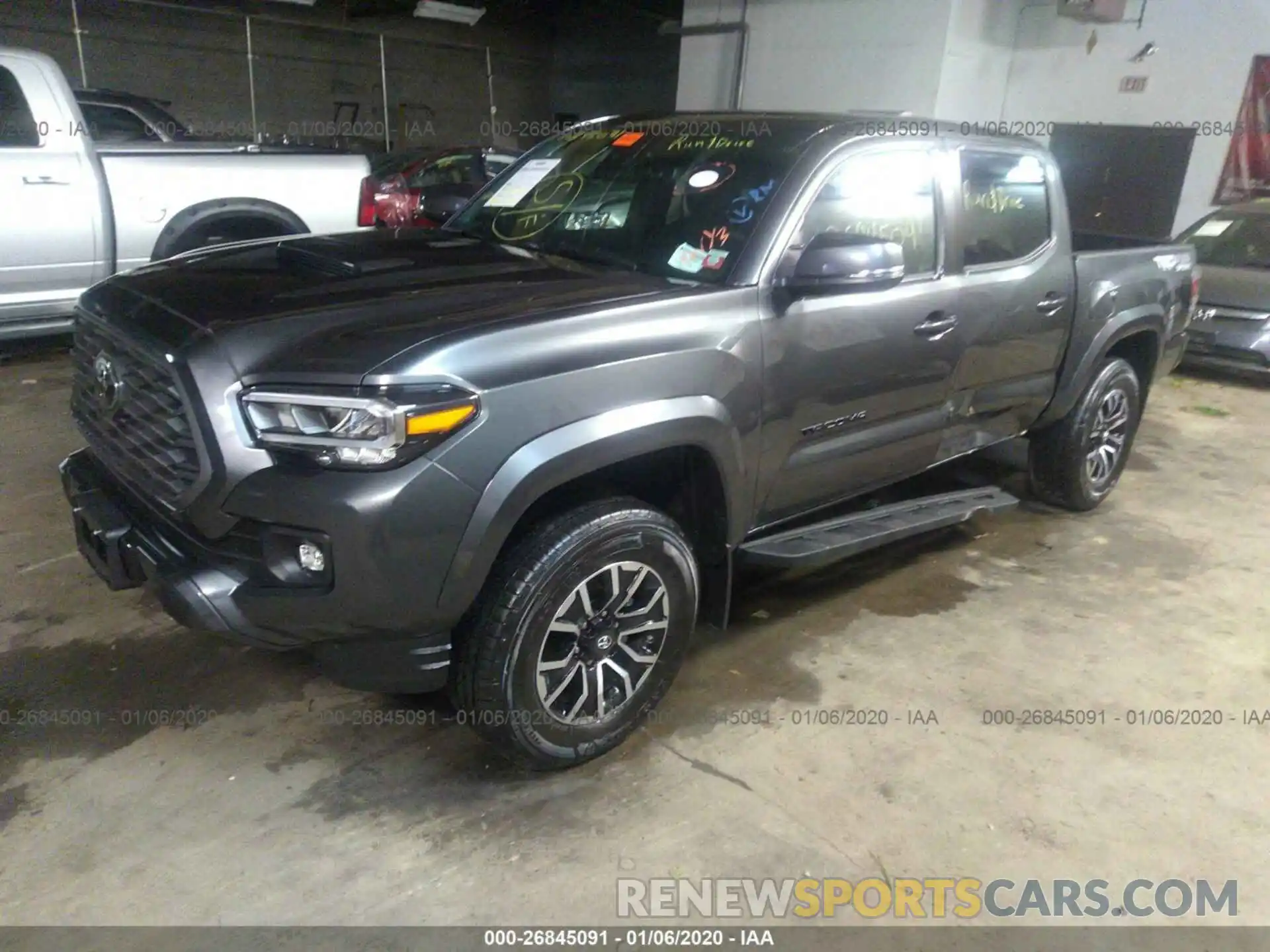 2 Photograph of a damaged car 3TMCZ5AN3LM310218 TOYOTA TACOMA 2020