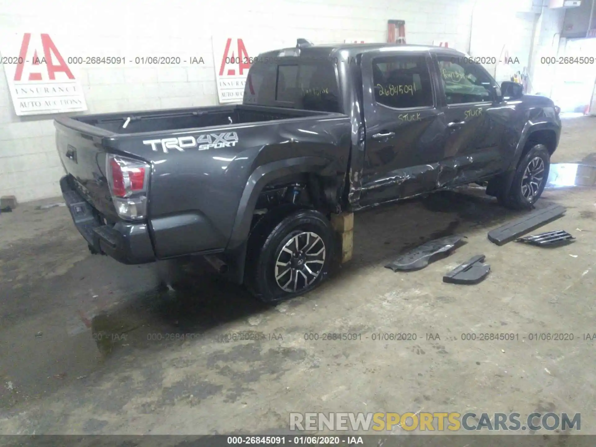 4 Photograph of a damaged car 3TMCZ5AN3LM310218 TOYOTA TACOMA 2020