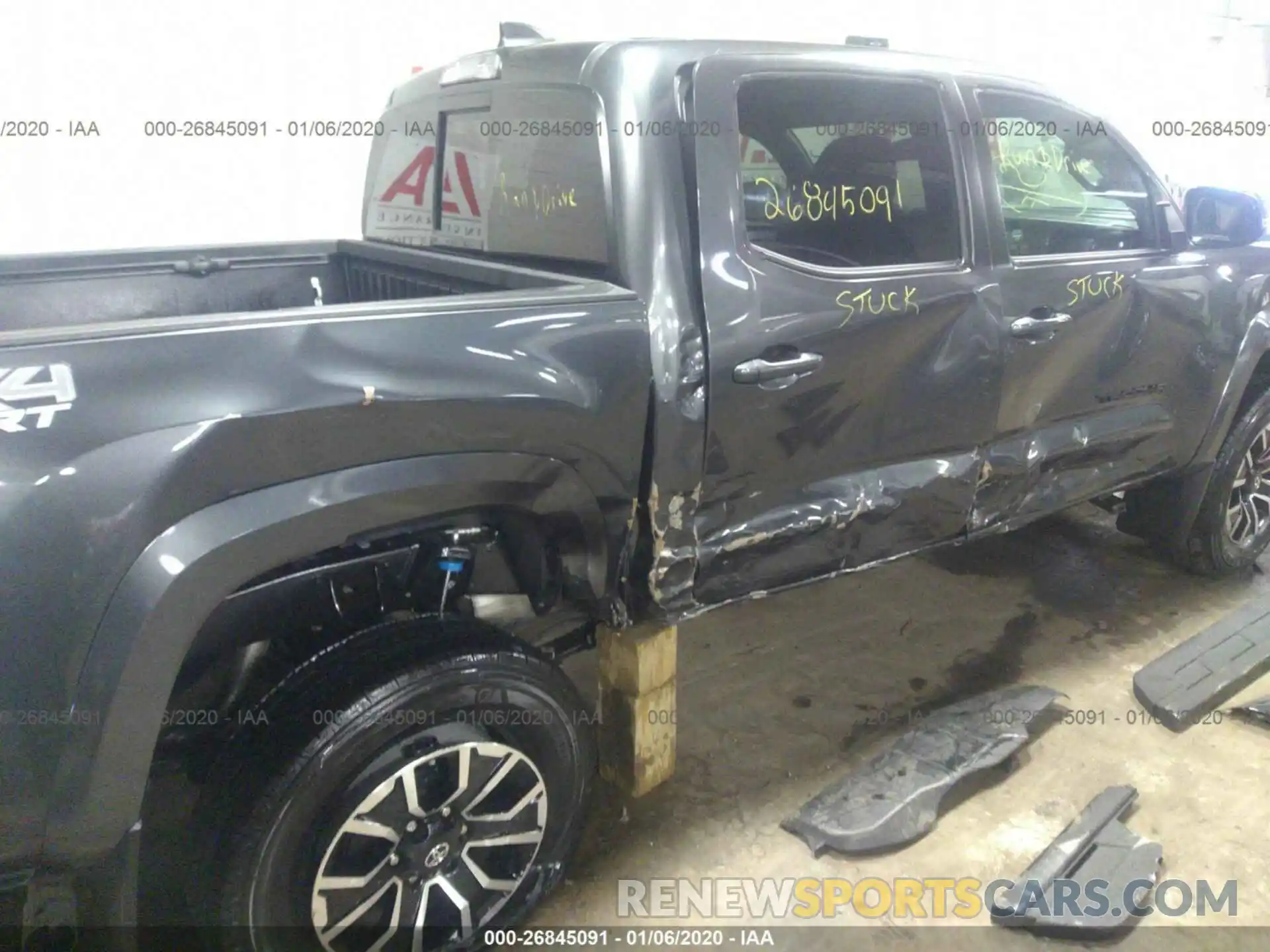 6 Photograph of a damaged car 3TMCZ5AN3LM310218 TOYOTA TACOMA 2020