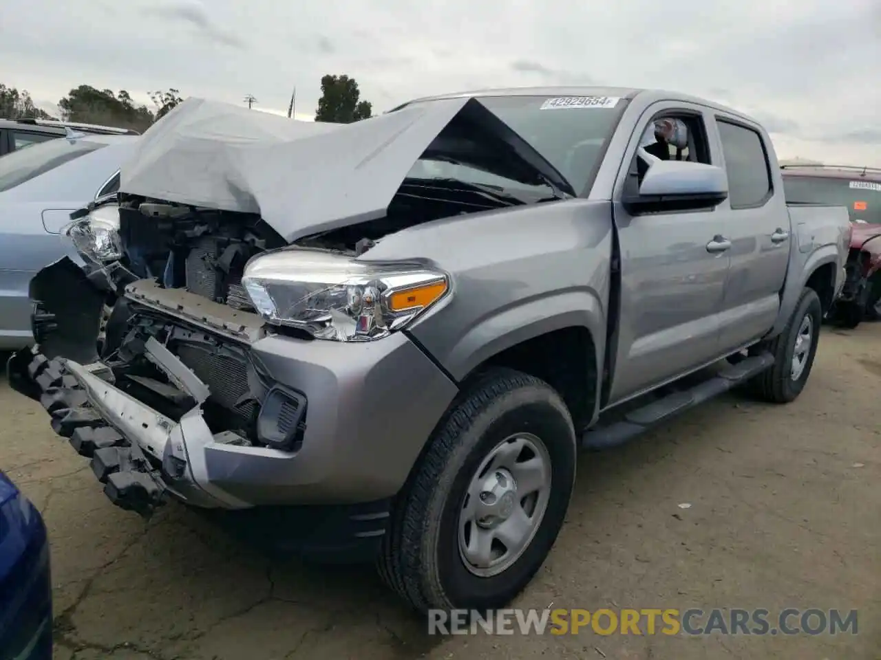 1 Photograph of a damaged car 3TMCZ5AN3LM310445 TOYOTA TACOMA 2020