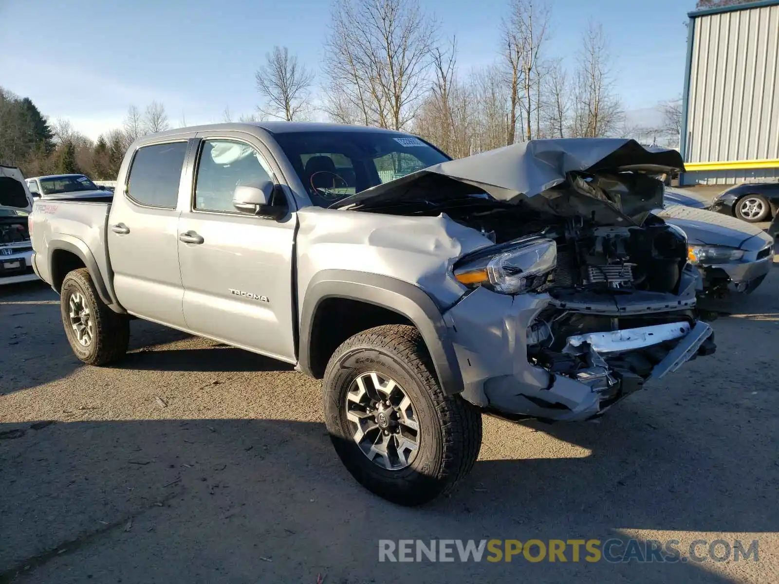 1 Photograph of a damaged car 3TMCZ5AN3LM312986 TOYOTA TACOMA 2020